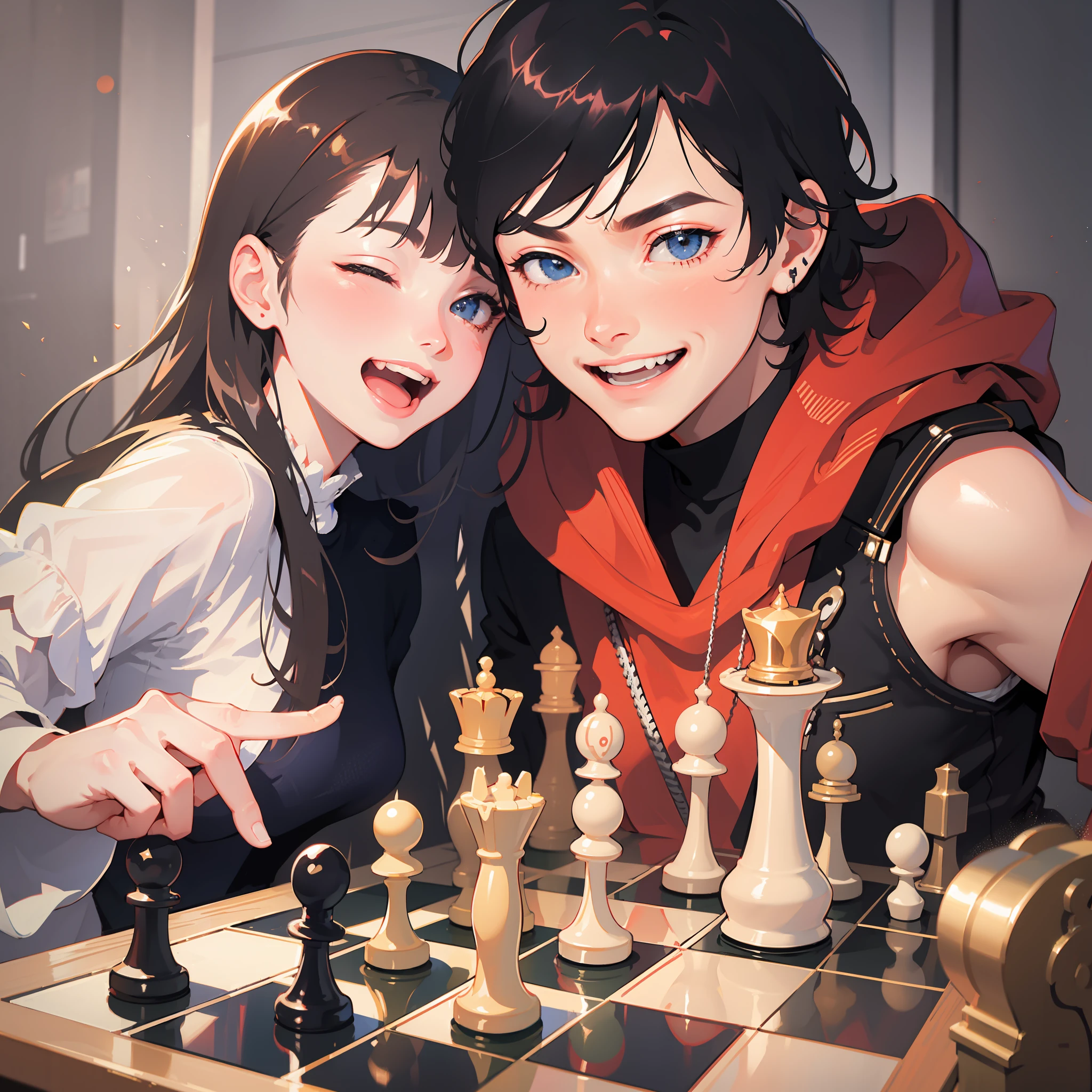 The world is like chess, unpredictable, laughing heroes