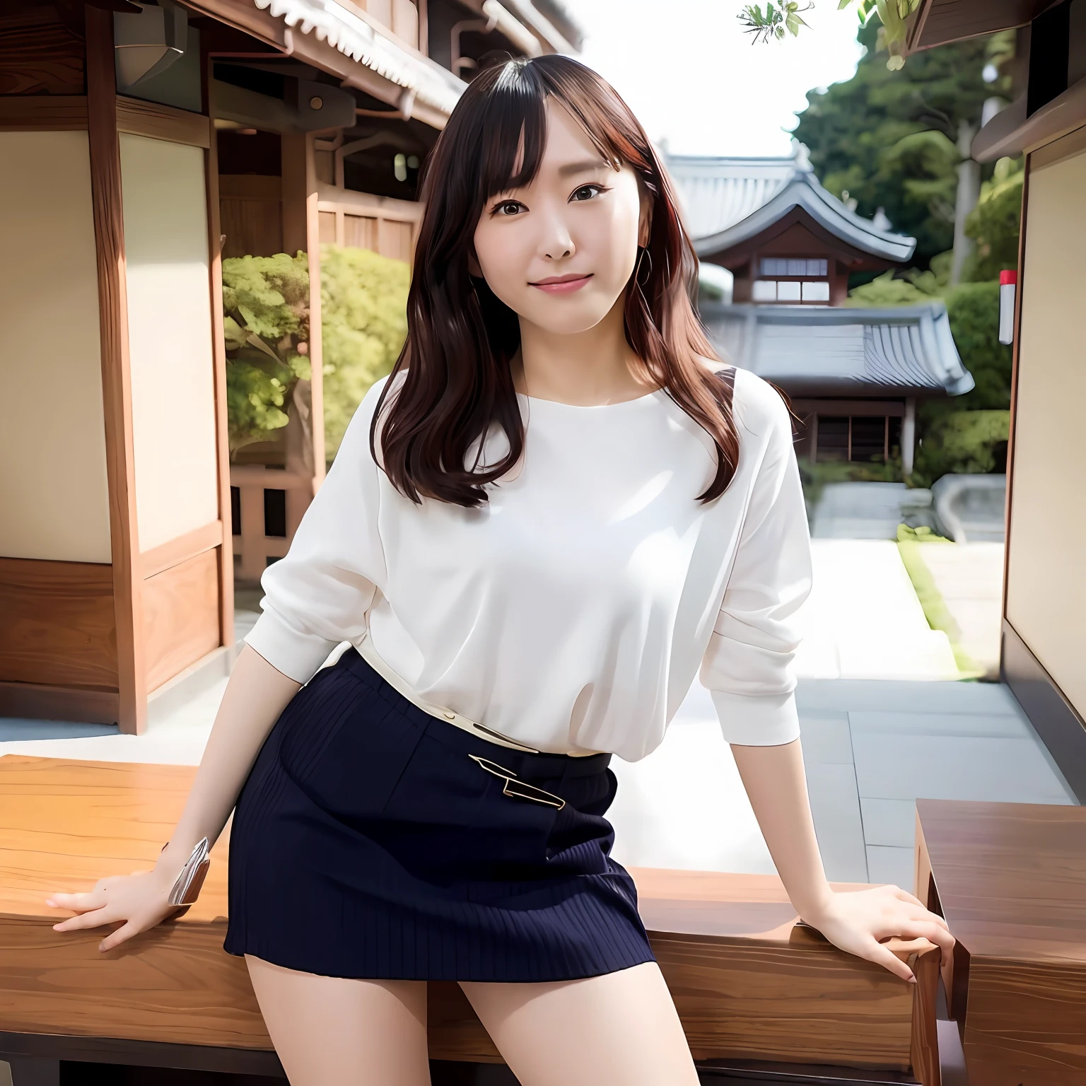 Japan woman in mini skirt posing for photo, mayuri shiina, Japanese Models, A Japanese Lady, chiho, sakimichan hdri, Young Pretty Gravure Idol, 32years old, up skirt