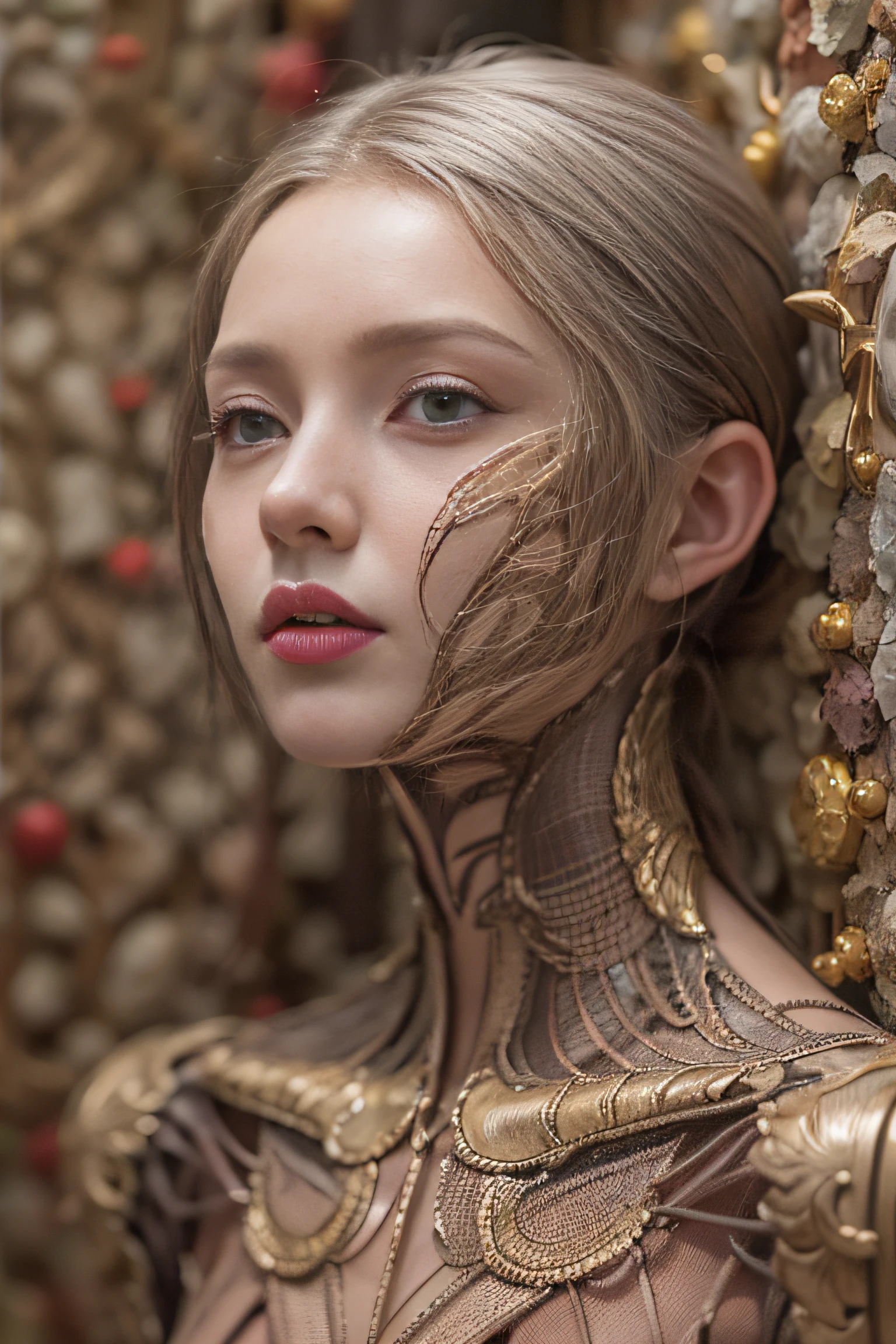 1girl in, surrealism, Verism, nffsw, Anatomically correct, Textured skin, masuter piece, high details, awardwinning, hight resolution, 8K,Unevenness of the skin,20yr old,