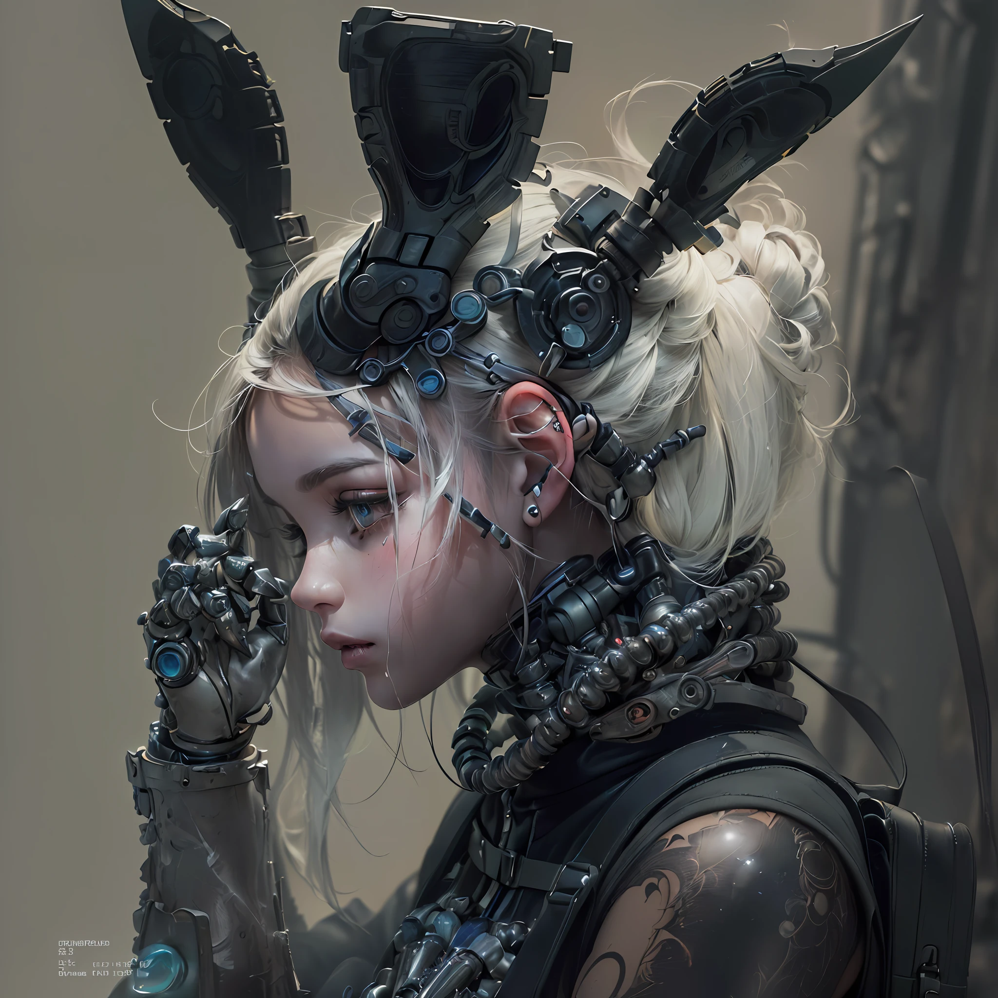 candid capture of an (((([adorable : captivating : enchanting: .333] female))),(top buns),((wearing listeners)),((wearing leggings,wearing skirt,wearing backpack)),((wearing boots,wearing gloves)),(((equipped with blades))),(((biomechanical))),((cybernetic augmentation)),(((deep listening))),((goth,punk,rebel)),((patient)),((wonder)),((curious)),((healing)), (((masterpiece))), (((masterwork))), (((the most beautiful artwork in the world))), ((top quality)), ((best quality)), ((highest fidelity)), ((highest resolution)), ((highres)), ((hyper-detailed)), (((detail enhancement))), ((deeply detailed)), awe inspiring, breathtaking, meticulous, intricate, intimate, nuanced, (((the most beautiful images in existence)))