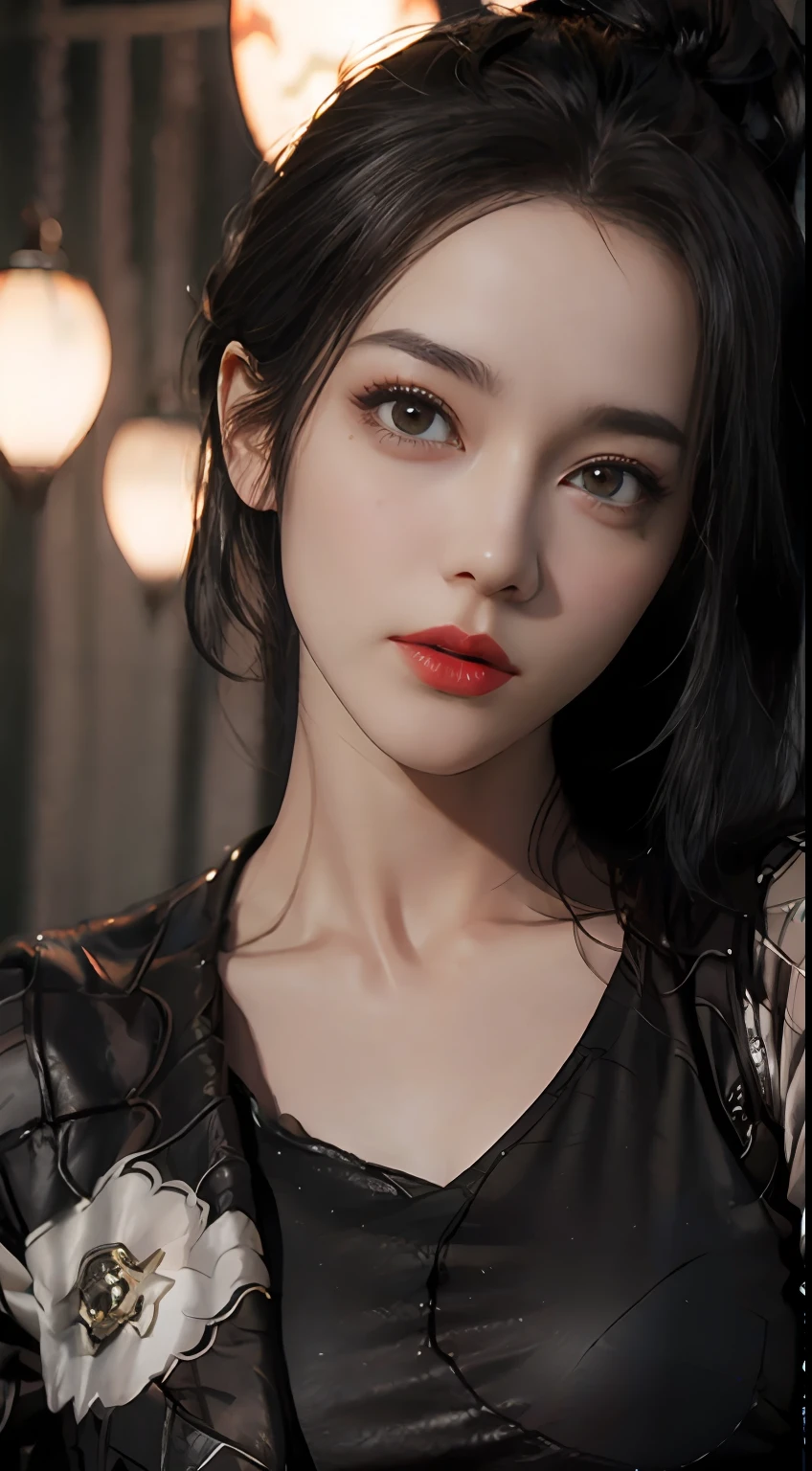 ((Best quality)), ((masterpiece)), (detailed:1.4), 3D, an image of a beautiful cyberpunk female,HDR (High Dynamic Range),Ray Tracing,NVIDIA RTX,Super-Resolution,Unreal 5,Subsurface scattering,PBR Texturing,Post-processing,Anisotropic Filtering,Depth-of-field,Maximum clarity and sharpness,Multi-layered textures,Albedo and Specular maps,Surface shading,Accurate simulation of light-material interaction,Perfect proportions,Octane Render,Two-tone lighting,Wide aperture,Low ISO,White balance,Rule of thirds,8K RAW,