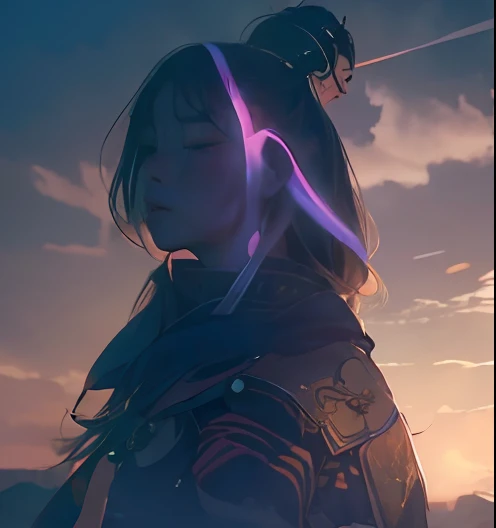 (1girl:1.3),solo,__body-parts__,
official art, unity 8k wallpaper, ultra detailed, beautiful and aesthetic, beautiful, masterpiece, best quality,Fantastical Atmosphere, Calming Palette, Tranquil Mood, Soft Shading,
Miko priestess, charm spell, talisman familiar, shrine maiden duties,