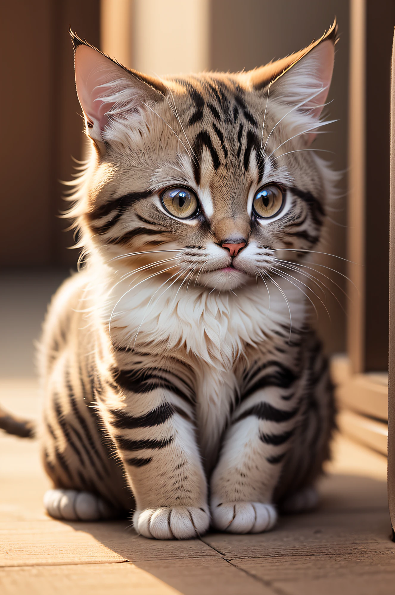 a cute cat --auto