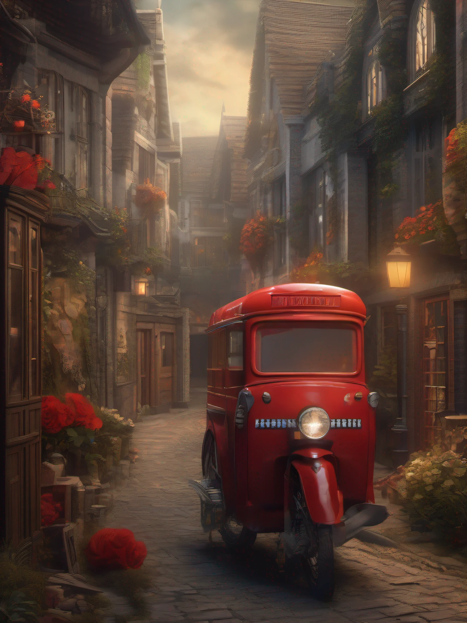 Mr PostMan, Hell Messenger. Intricate details, UHD, 8K