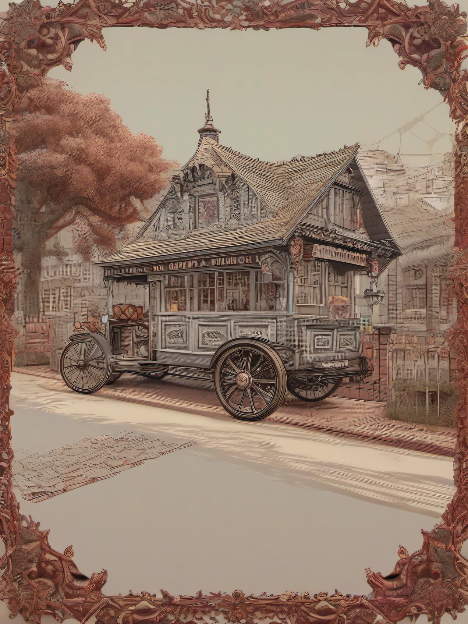 Mr PostMan, Hell Messenger. Intricate details, UHD, 8K