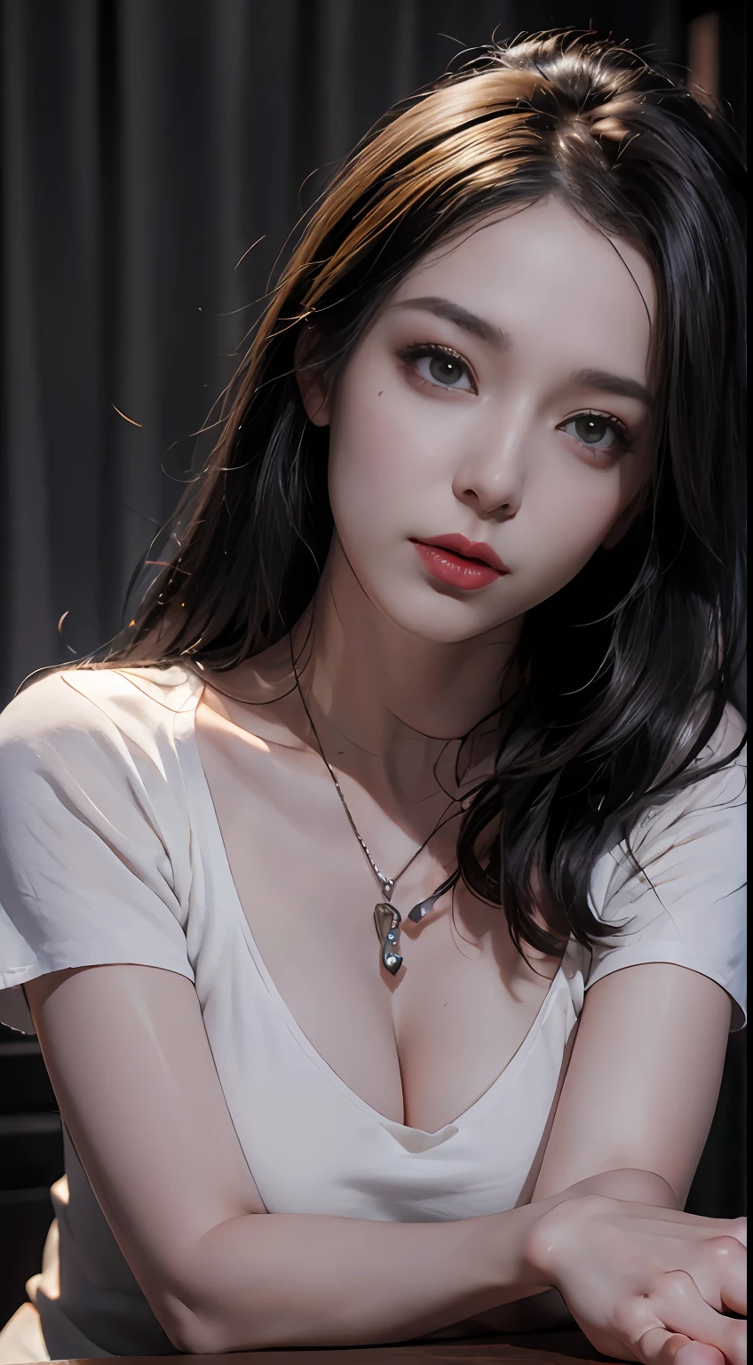 ((Best quality)), ((masterpiece)), (detailed:1.4), 3D, an image of a beautiful cyberpunk female,HDR (High Dynamic Range),Ray Tracing,NVIDIA RTX,Super-Resolution,Unreal 5,Subsurface scattering,PBR Texturing,Post-processing,Anisotropic Filtering,Depth-of-field,Maximum clarity and sharpness,Multi-layered textures,Albedo and Specular maps,Surface shading,Accurate simulation of light-material interaction,Perfect proportions,Octane Render,Two-tone lighting,Wide aperture,Low ISO,White balance,Rule of thirds,8K RAW,