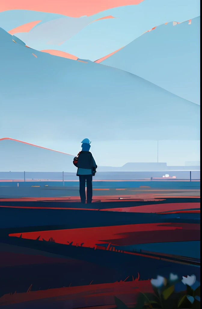You can feel the lonely scenery。