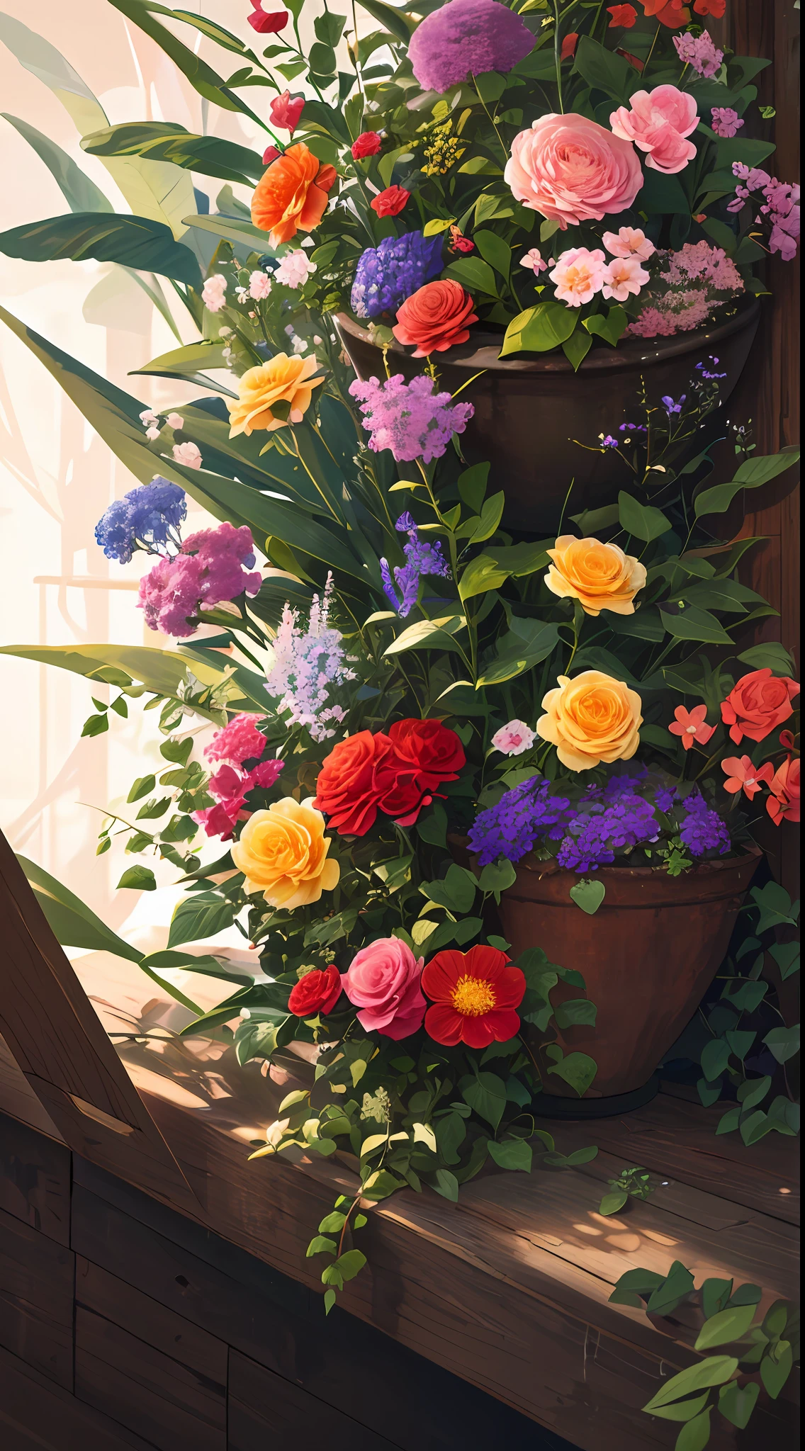 High quality, high detail, 8K, aesthetics, flower language, beautiful poetry, art station rendering, ultra-wide lens, high definition