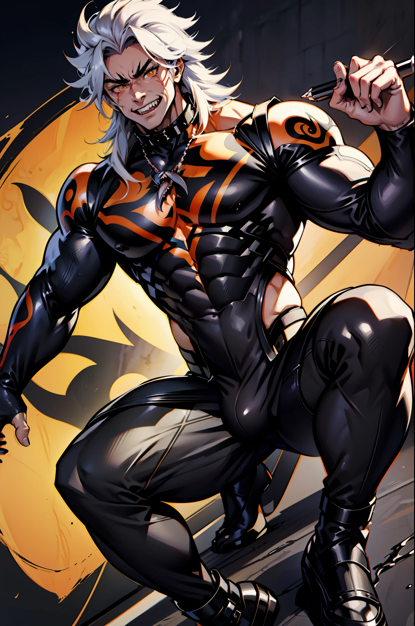 《the original god》Arataki Kazuto , male people, chest muscle, Sexy , Venom symbiote for your body, Black mucus of the body , into venom, venomize,Black bodysuit,(Cloak),Red cape,Abs,(Adult male)((Venom possession,venom symbiote)),over-Tortoise Man,Battle damage,((Masterpiece)), ((Best quality)), Ultra detailed,((illustration)), Dynamic Angle, Detailed light, (Delicate eyes), Floating, 1boy, Male focus, Head, Clothing, Yellow eyes, necklace, tattoo, (Forehead:0.8), (ahoge:0.8), jewelry, brunette color hair,apathy,Ray, chest muscle, Sexy , Venom symbiote for your body, Black mucus of the body , (into venom), Venom,frontage,Bust photo,White tight-fitting top,spiderman outfit,style of anime4 K, 4K anime wallpaper, Badass anime 8 K, 4 k comic wallpaper, young anime man, Anime boys, Anime wallpapers 4 k, Anime wallpaper 4K, High quality anime art style, Anime moe art style, Anime art wallpaper 8 K, Anime art wallpaper 4 K, RGB lighting,