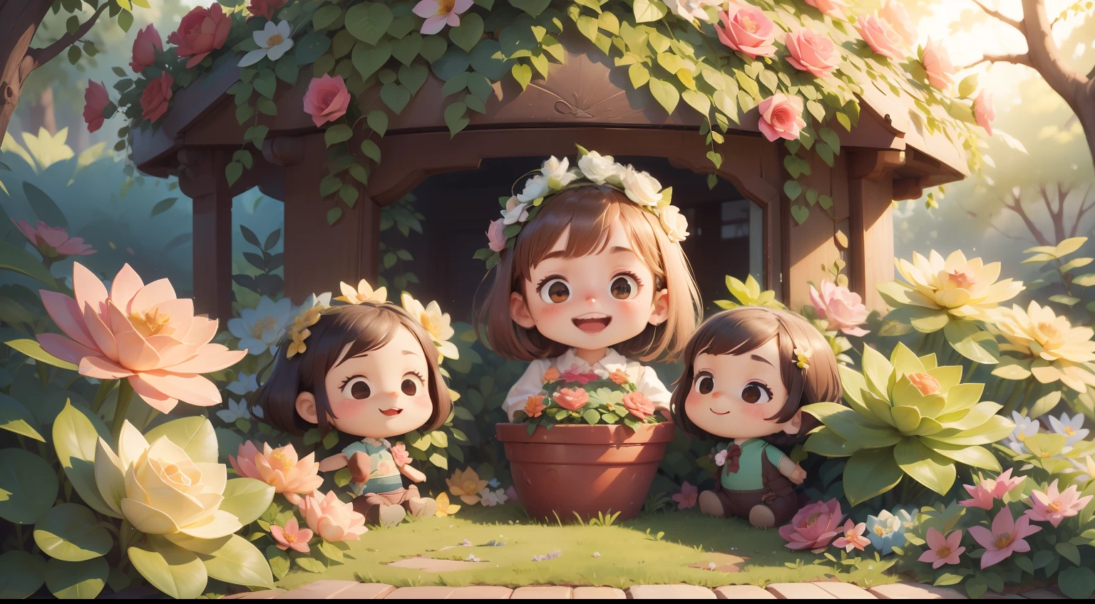 adolable,ssmile,Kizi,Succulent roses,Secret garden