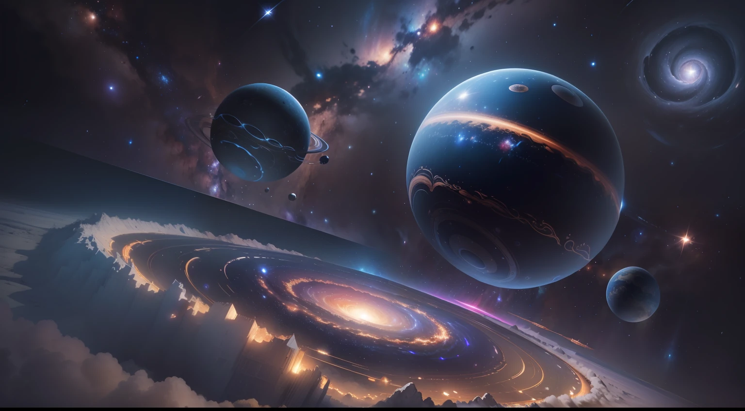 Masterpiece, Best quality, High quality, Extremely detailed Cg Unity 8K wallpaper, Depth of field, hdr,,Photorealistic,Extremely detailed, Intricate, High detail, Universe, space, milky ways, stars, planetes, astronault, kosmos, Celestial, Starcloud, black hole, solar system, cosmic rays, supernova, Deep space, astronomical objects