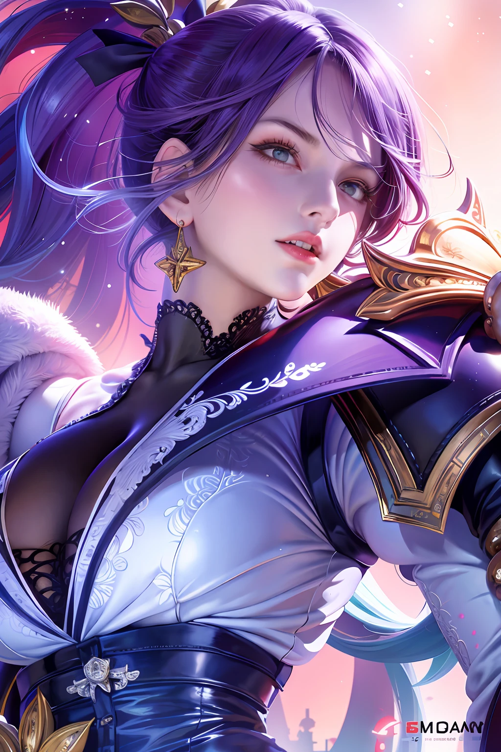 crauching, open legs, beautiful face focus, masterpiece, best quality, kissshotms, 1girl, (ars old,young female:1.3), large breasts, (nsfw,hentai),  night, light effect, masterpiece, best quality, (kissshotms), 1girl,mature female, large breasts,   8k, uhf, venusbody, white long gloves, wine-red dress, long dress, black theme, , venusbody, huge breasts, big ass, (abs, )muscular woman, thin waist, detailed eyes, church,Stained glass,Solemnity, from bellow