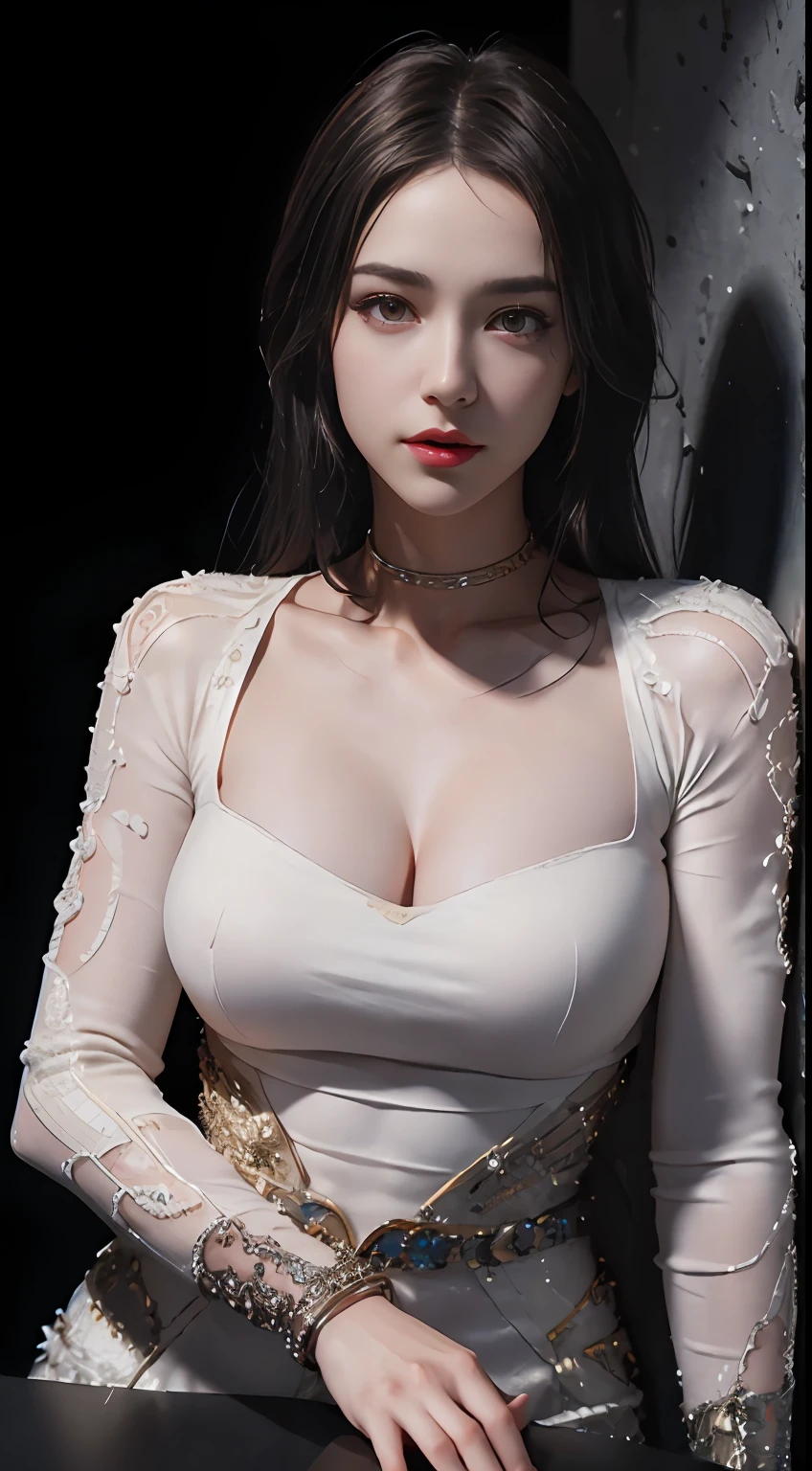 ((Best quality)), ((masterpiece)), (detailed:1.4), 3D, an image of a beautiful cyberpunk female,HDR (High Dynamic Range),Ray Tracing,NVIDIA RTX,Super-Resolution,Unreal 5,Subsurface scattering,PBR Texturing,Post-processing,Anisotropic Filtering,Depth-of-field,Maximum clarity and sharpness,Multi-layered textures,Albedo and Specular maps,Surface shading,Accurate simulation of light-material interaction,Perfect proportions,Octane Render,Two-tone lighting,Wide aperture,Low ISO,White balance,Rule of thirds,8K RAW,