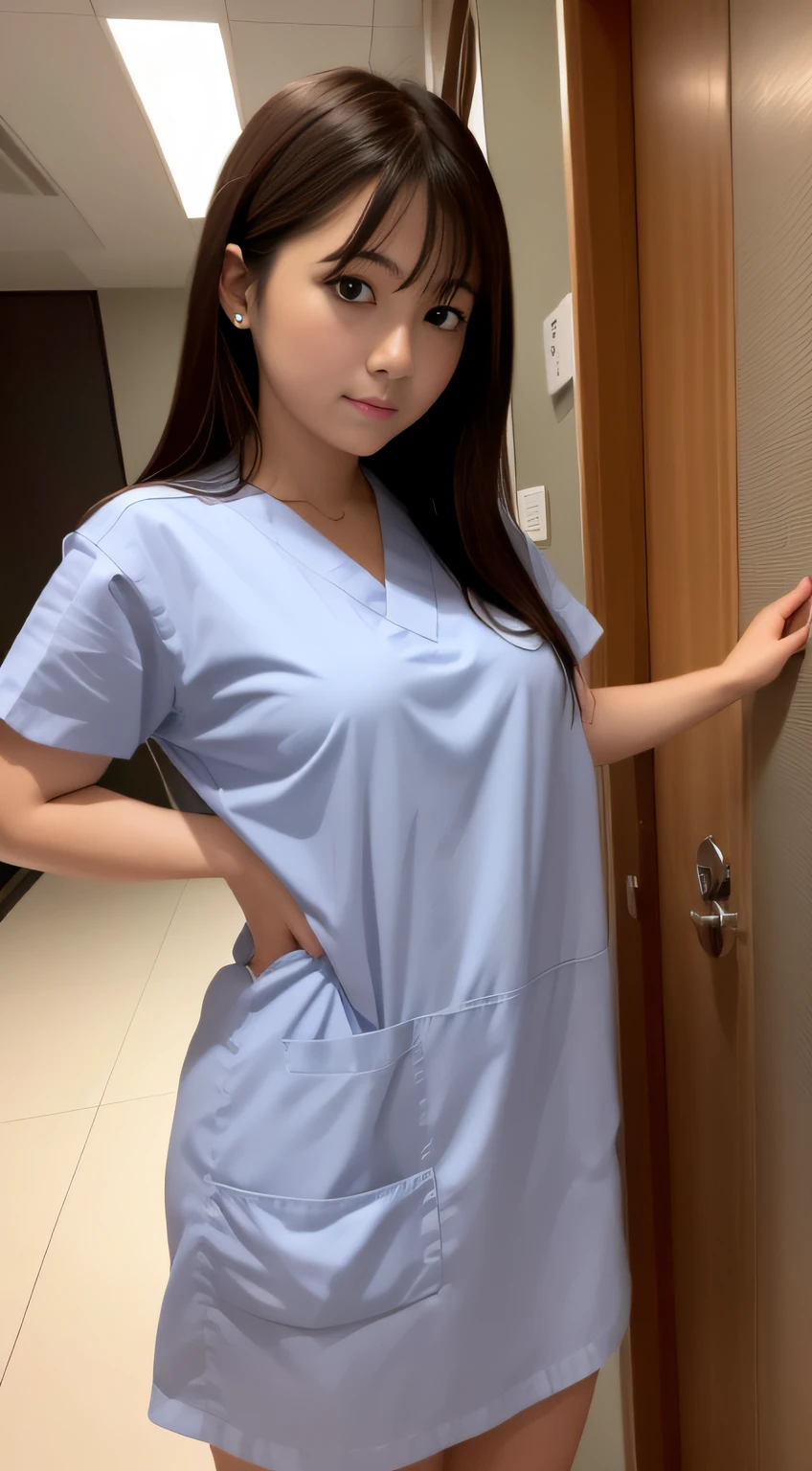 hightquality、masterpiece、ultra res、a beauty girl、cute girl face、hospitals、nurse、Wearing nurse clothes、full bodyesbian、Famous actresses of Japan、very beautif、A sexy