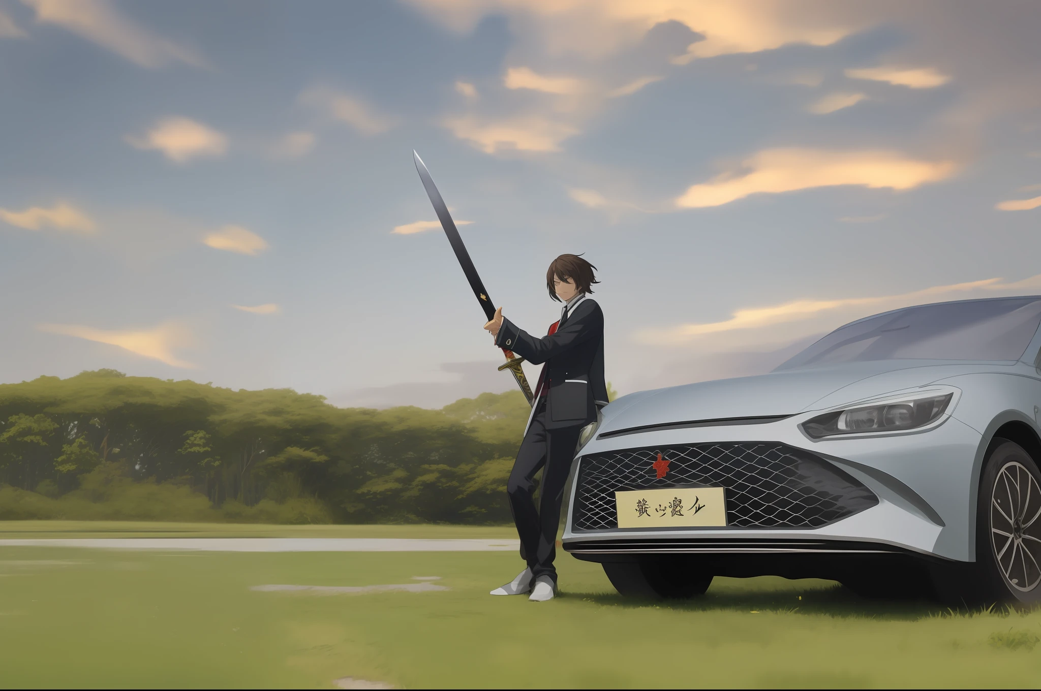 Shinkai sincerely,long sword