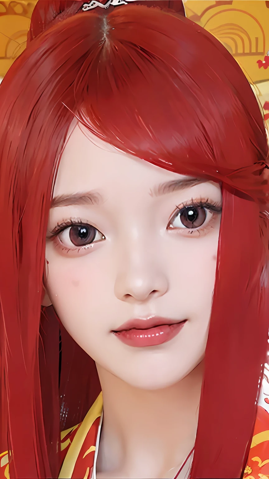 1girl, (8k, RAW photo, best quality, masterpiece:1.2), (ultra highres:1.0),detailed illustration, (real person,fashion photography portrait,photograph), detailed, detailed beautiful skin, (realistic, photo-realistic:1.37), uzumaki kushinaNS, solo, professional lighting, pink dress with flower), village, east asian architecture, trees, village hidden in the leaves background,looking_at_viewer, smile,red hair,red eyes,mitain,toeless footwear,kunai,facial mark,konohagakure symbol,fighting_stance,fence,ninja,adjusting gloves,sleeveless,cleavage, wear red glasses, indoor background