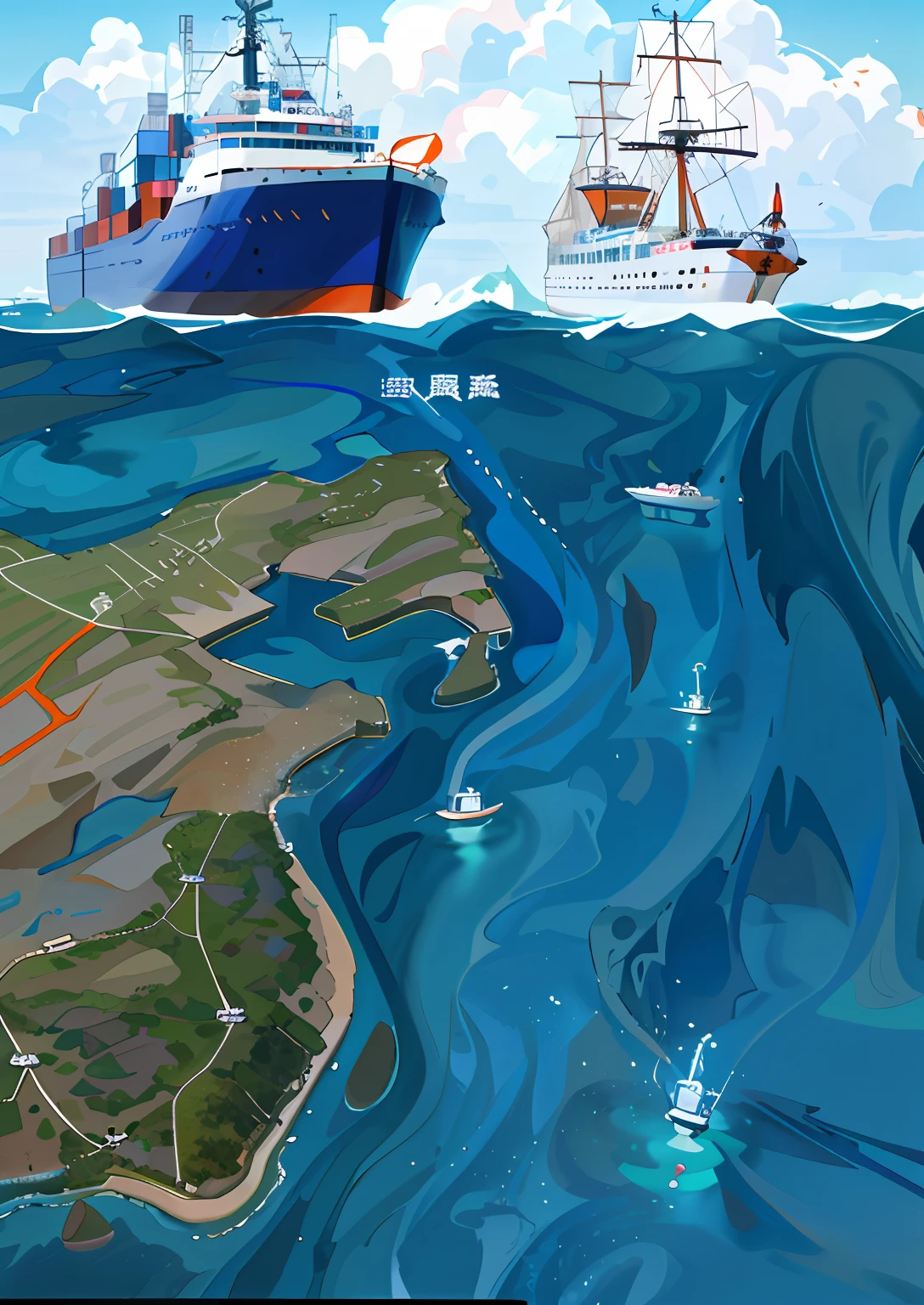 Deeply implement the strategy of maritime power、Good product Shandong Hospitality Shandong、Beautiful Shandong Virtue Shandong