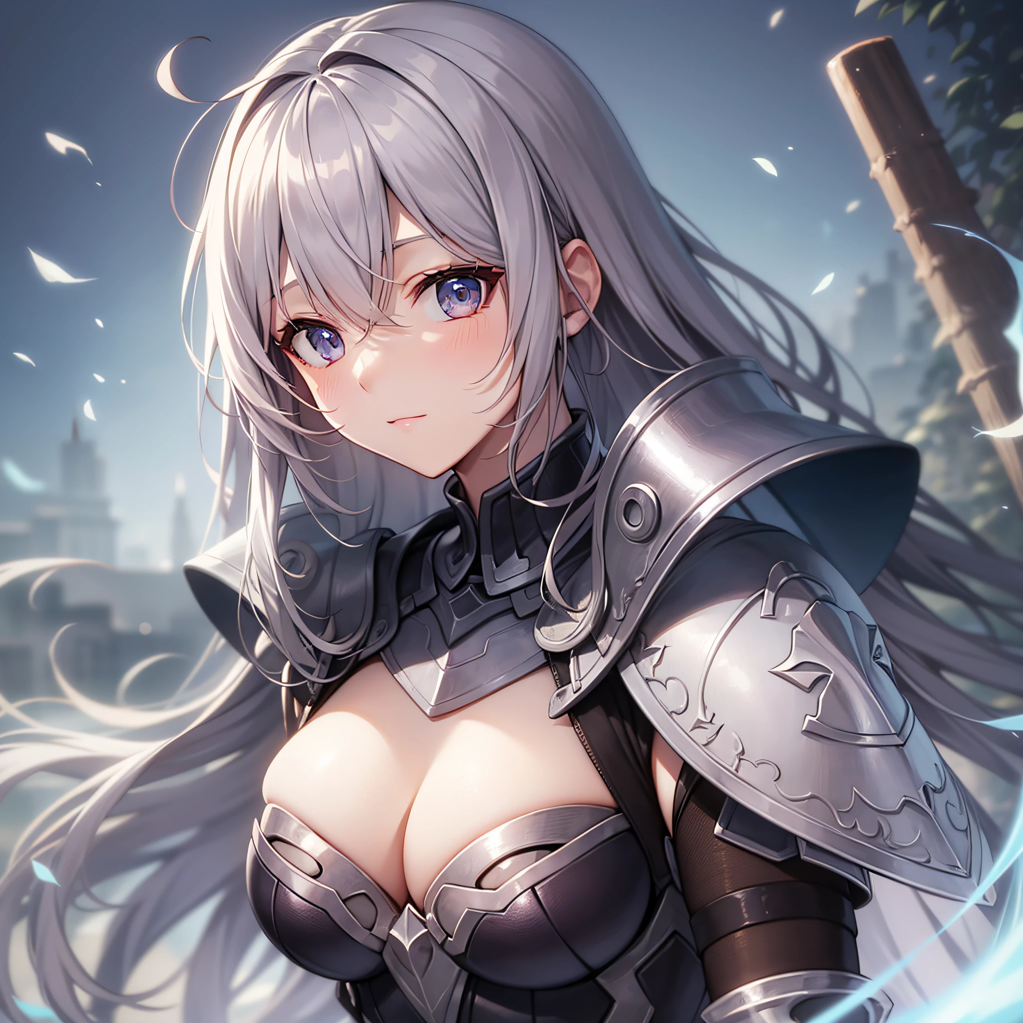 Woman knight、Leotard、s Armor