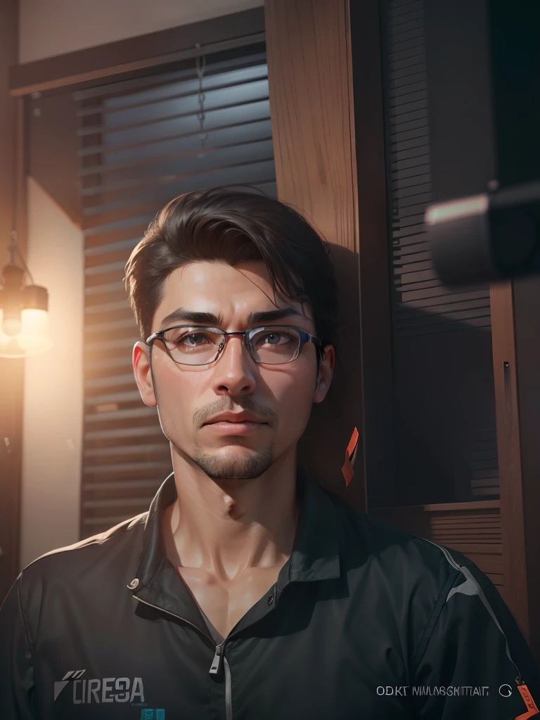 6k, eyeglass, change background like a game, realistic