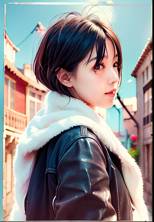 (Upper body: 1.5),(White background:1.4), ((tachi-e)), Original,(illustration:1.1),(Best quality),(Masterpiece:1.1),(Extremely detailed Cg Unity 8K wallpaper:1.1), (Colorful:0.9),(panoramicshooting:1.4),(full bodyesbian:1.05),(Solo:1.2), (ink spatter),(Color splattering),((aquarelle)), sharp and clear focus,1girl standing,(Flowers,woods),Outdoors,Rocks, view the viewer, make happy expressions,Soft smile,Pure,BeautyFull detailed face and eyes
