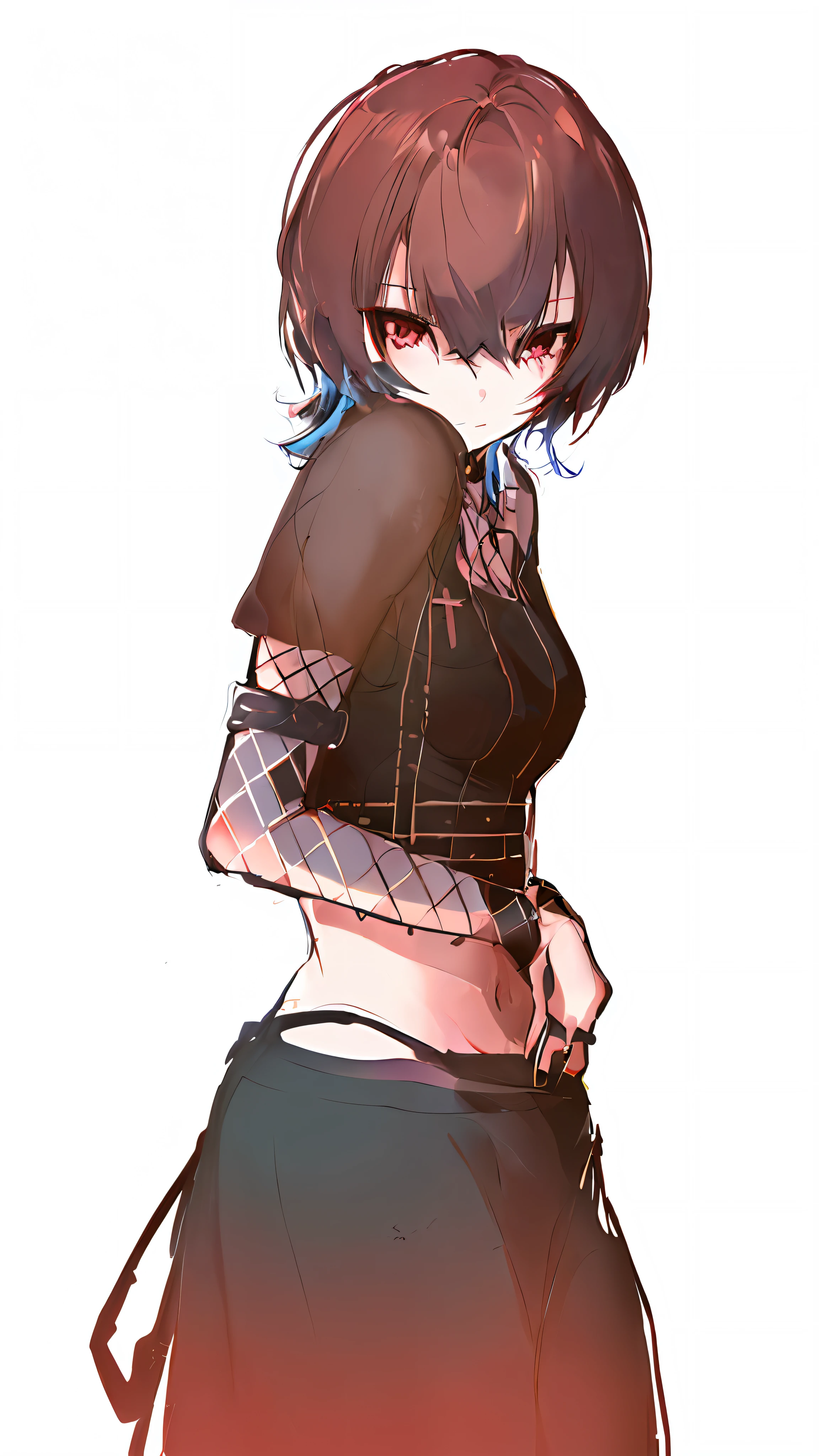 a drawing of a woman , anime full body illustration, 1 7 - year - old anime goth girl, anime moe artstyle, full body portrait of a short!, anime woman fullbody art, full body!!, tall female emo art student, thick black lineart