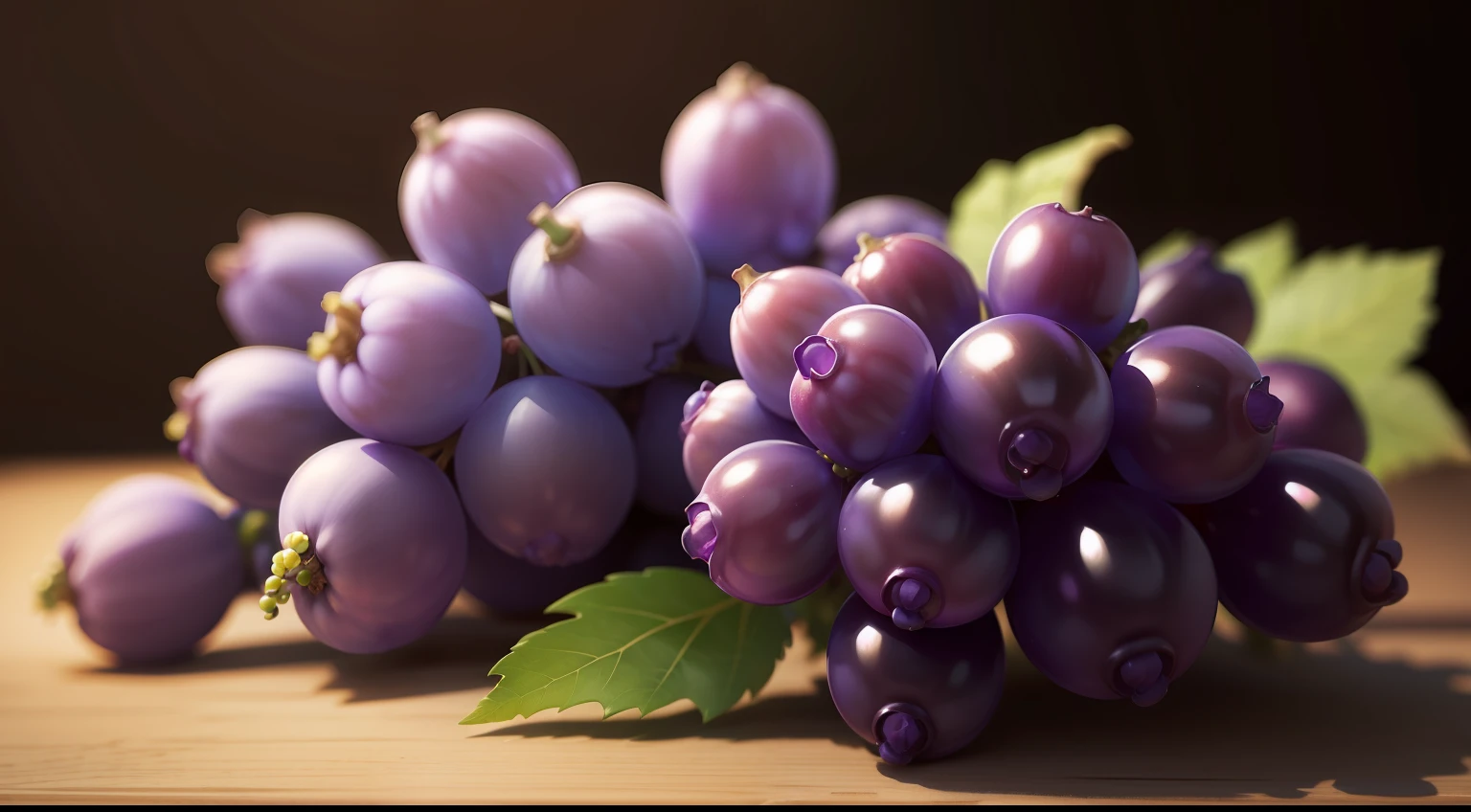 purple grapes