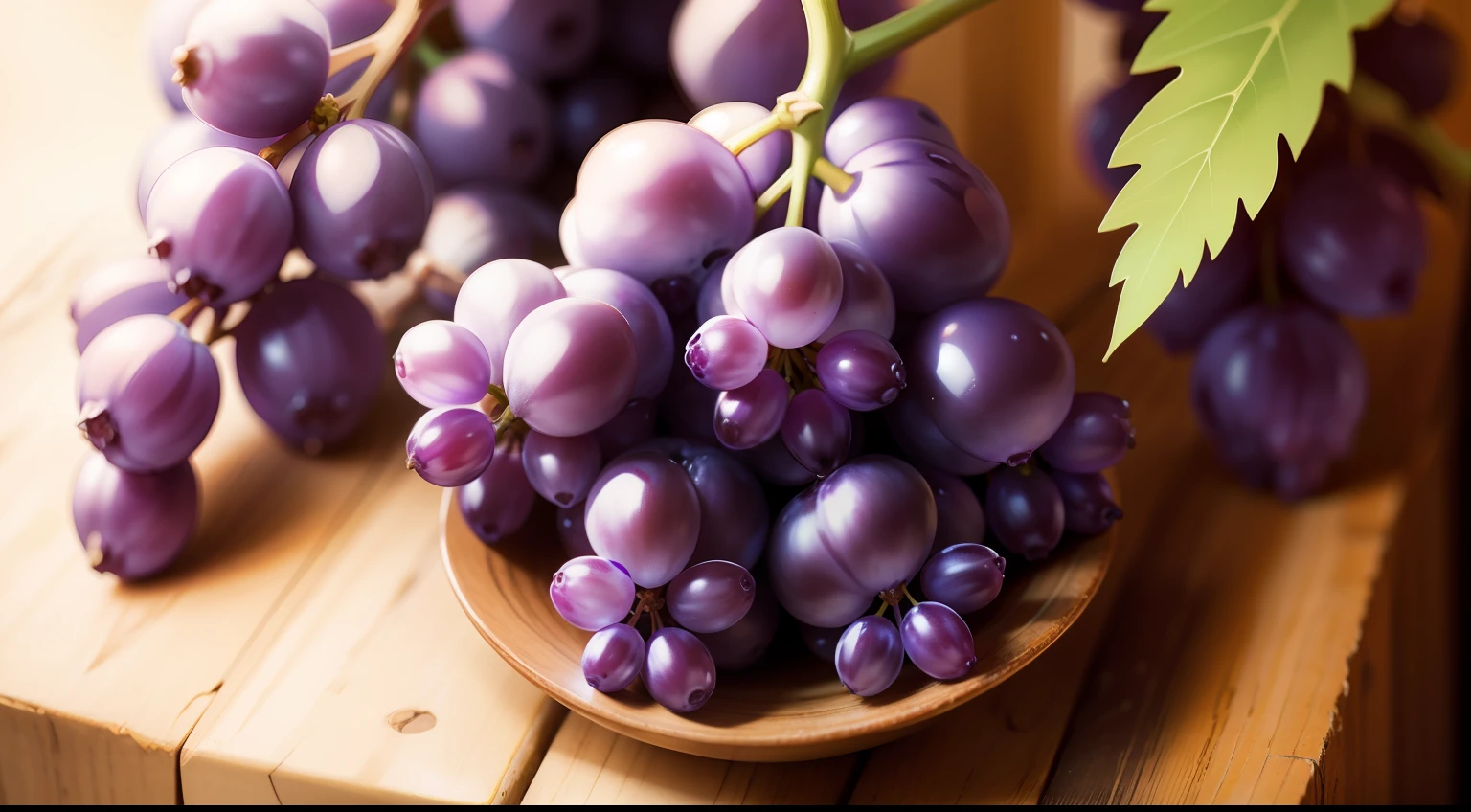 purple grapes