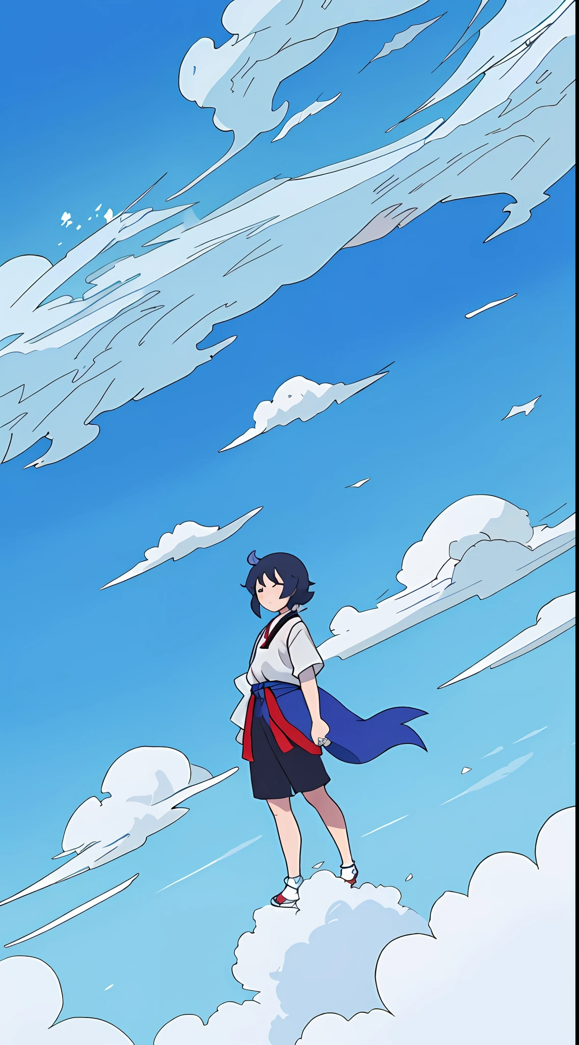 Skysky,blue-sky,Into the cloud,夏天,Background with