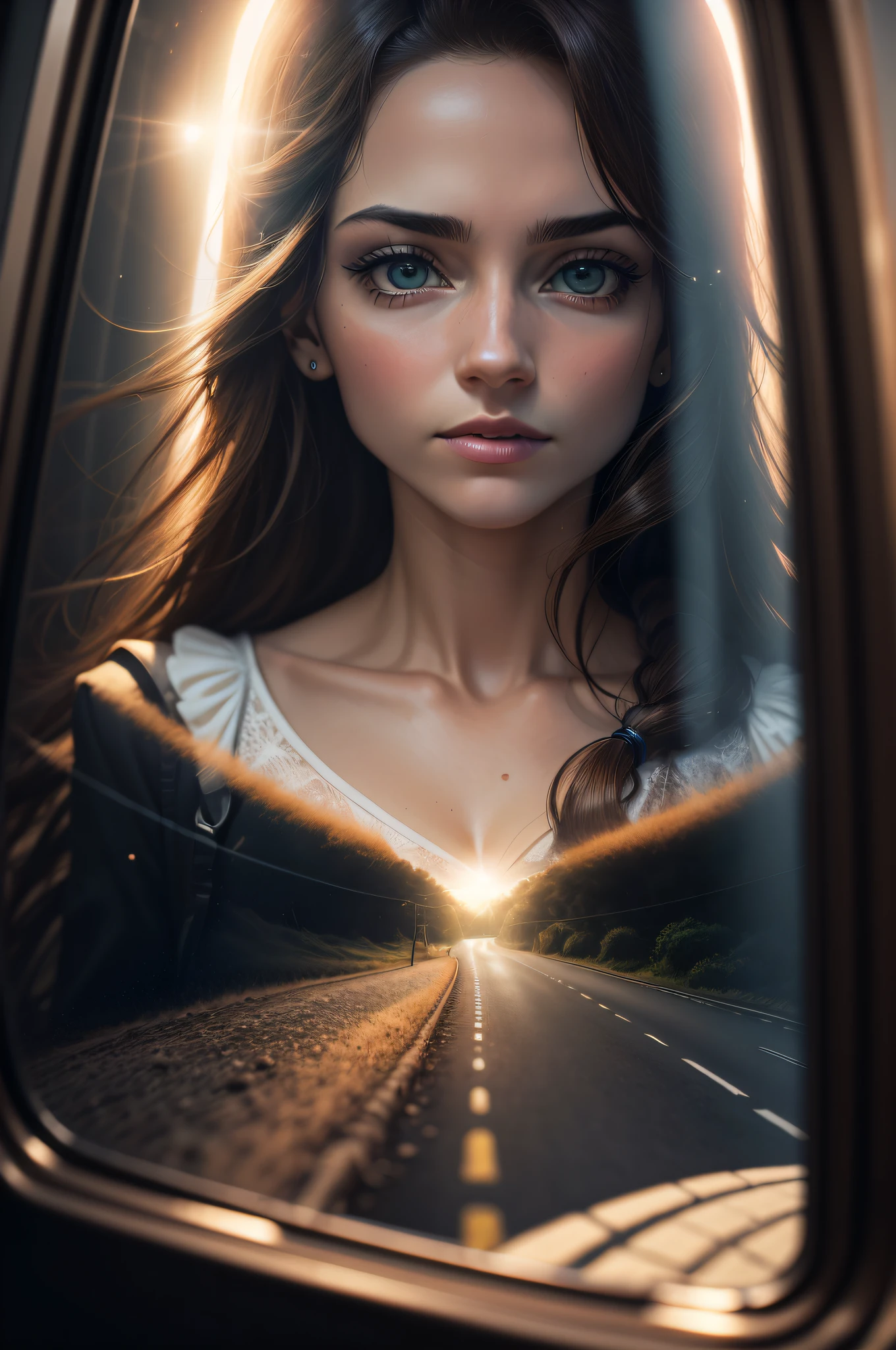 viagem no tempo. (hiperrealista, fotorrealista: 8k) (bem iluminado e detalhado)