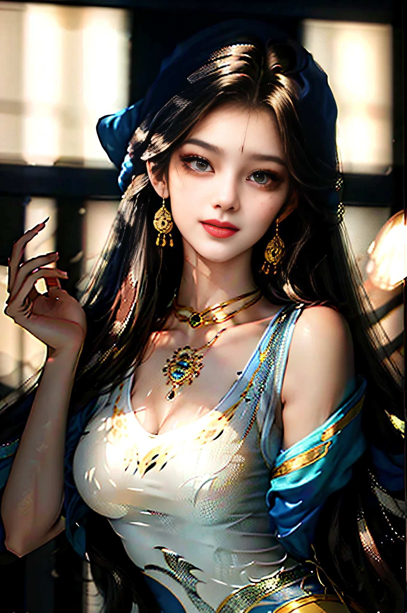 (top Quority,8K,tmasterpiece:1.3),Pretty Women with Perfect Figure:1.4,the hair,The large,Wear a pendant,Torn shorts,in a bedroom,Very detailed face and skin,Detailed eyes,二重まぶた,duet,Wear a cheongsam,Long legs,Big chest,ssmile, slim, Bigchest, cleavage, full bodyesbian,Fine fine skin,tack sharp focus,adolable