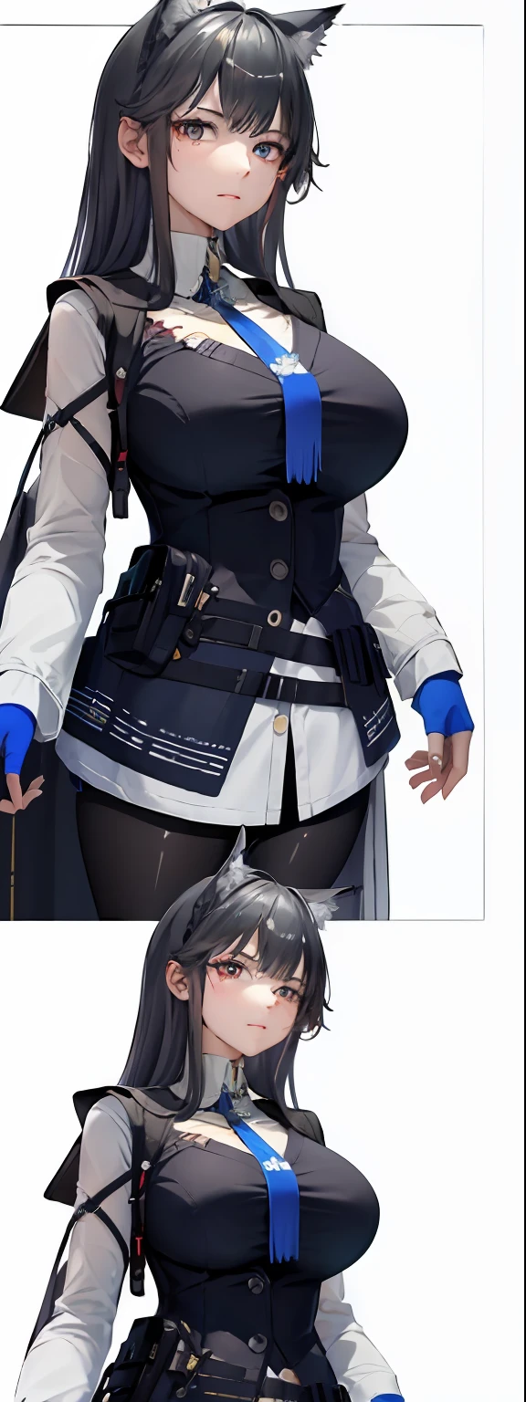 ((masterpiece)),(((best quality))),(character design sheet,Same role,frontage,Lateral face,on back),illustration,1个Giant Breast Girl,Hair color,By bangs,hairstyle fax,Eyes,The environment changes,hairstyle fax,Pose Zi too,female pervert,nakeness,Large breasts,charturnbetalora,(simplebackground,white backgrounid:1.3),--6