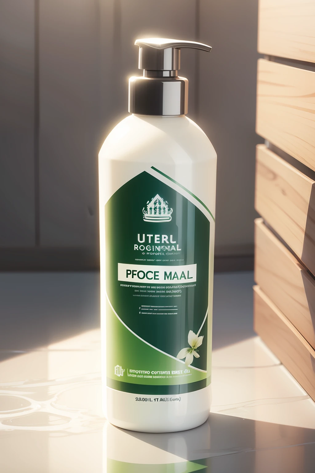 Shower gel,ultra-realistic realism,Home