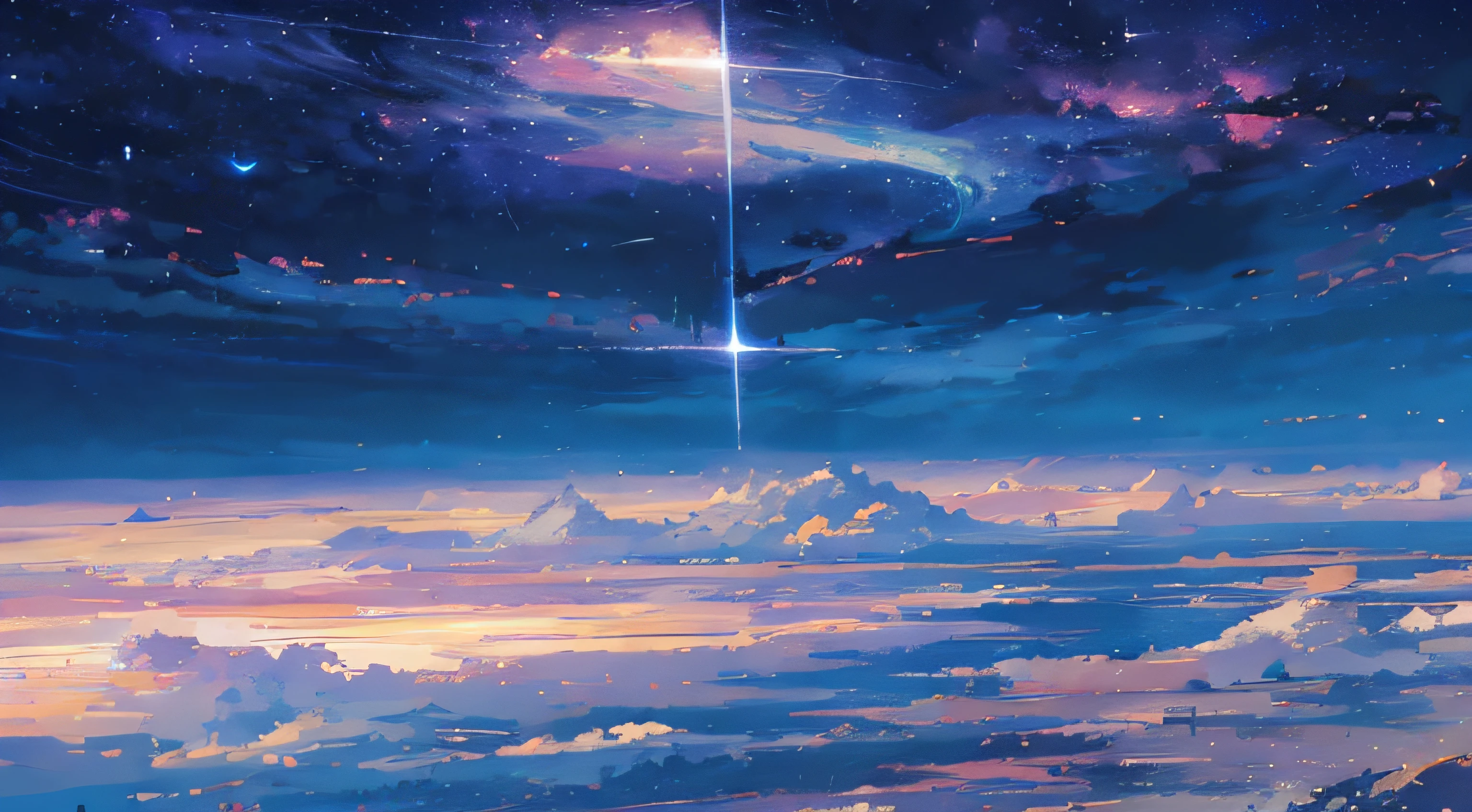 anime anime wallpapers with a view of the sky and stars, cosmic skies. by makoto shinkai, anime art wallpaper 4 k, anime art wallpaper 4k, anime art wallpaper 8 k, anime background art, anime wallpaper 4 k, anime wallpaper 4k, 4k highly detailed digital art, anime background, heaven planet in background, 4k anime wallpaper