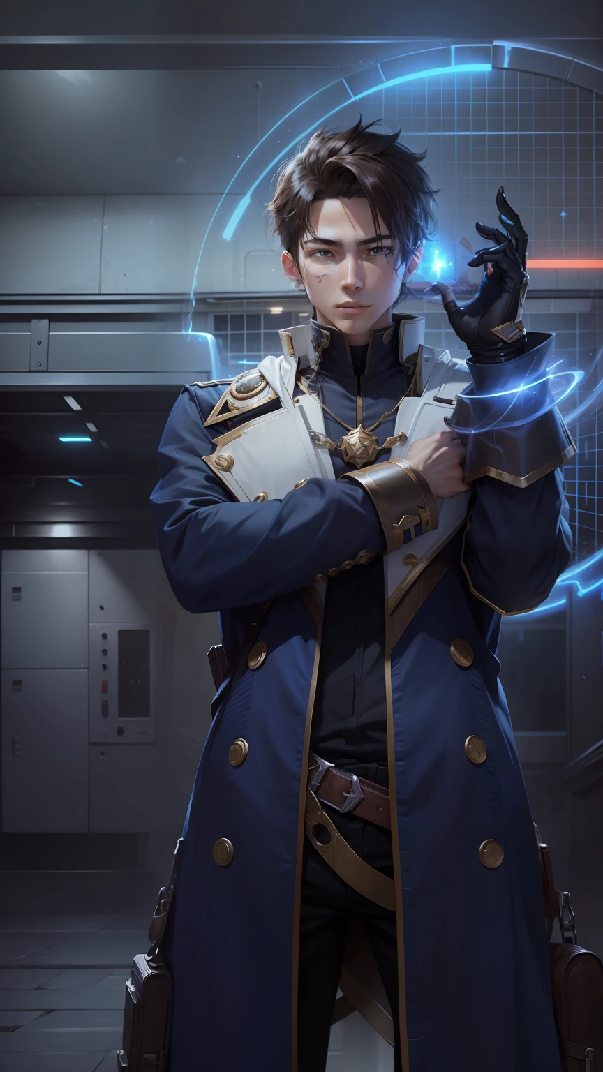 Anime, 1boy, Hero mobile legend, realistic, 4k quality