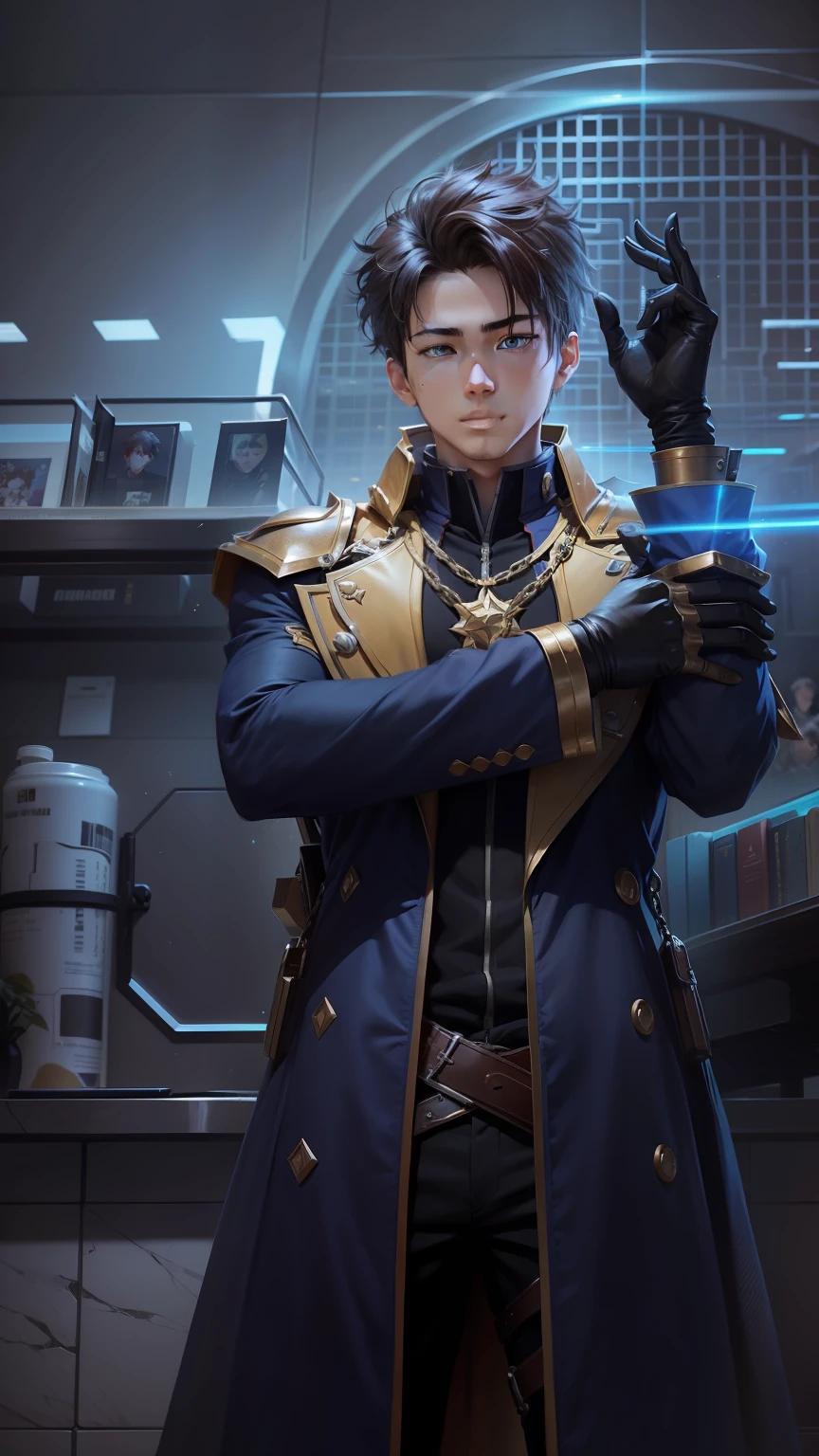 Anime, 1boy, Hero mobile legend, realistic, 4k quality