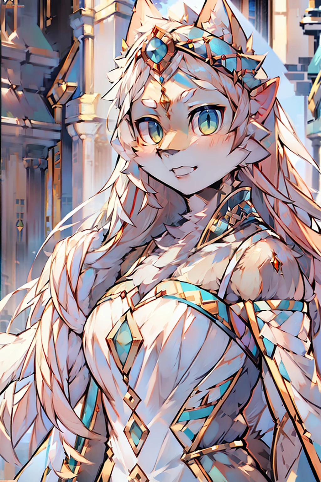 a close up of a woman with long hair wearing a white dress, 3 d render character art 8 k, a beautiful fantasy empress, 8k high quality detailed art, beautiful and elegant elf queen, photorealistic anime girl render, ((a beautiful fantasy empress)), smooth anime cg art, beautiful elven princess, 3 d anime realistic, 8k portrait render