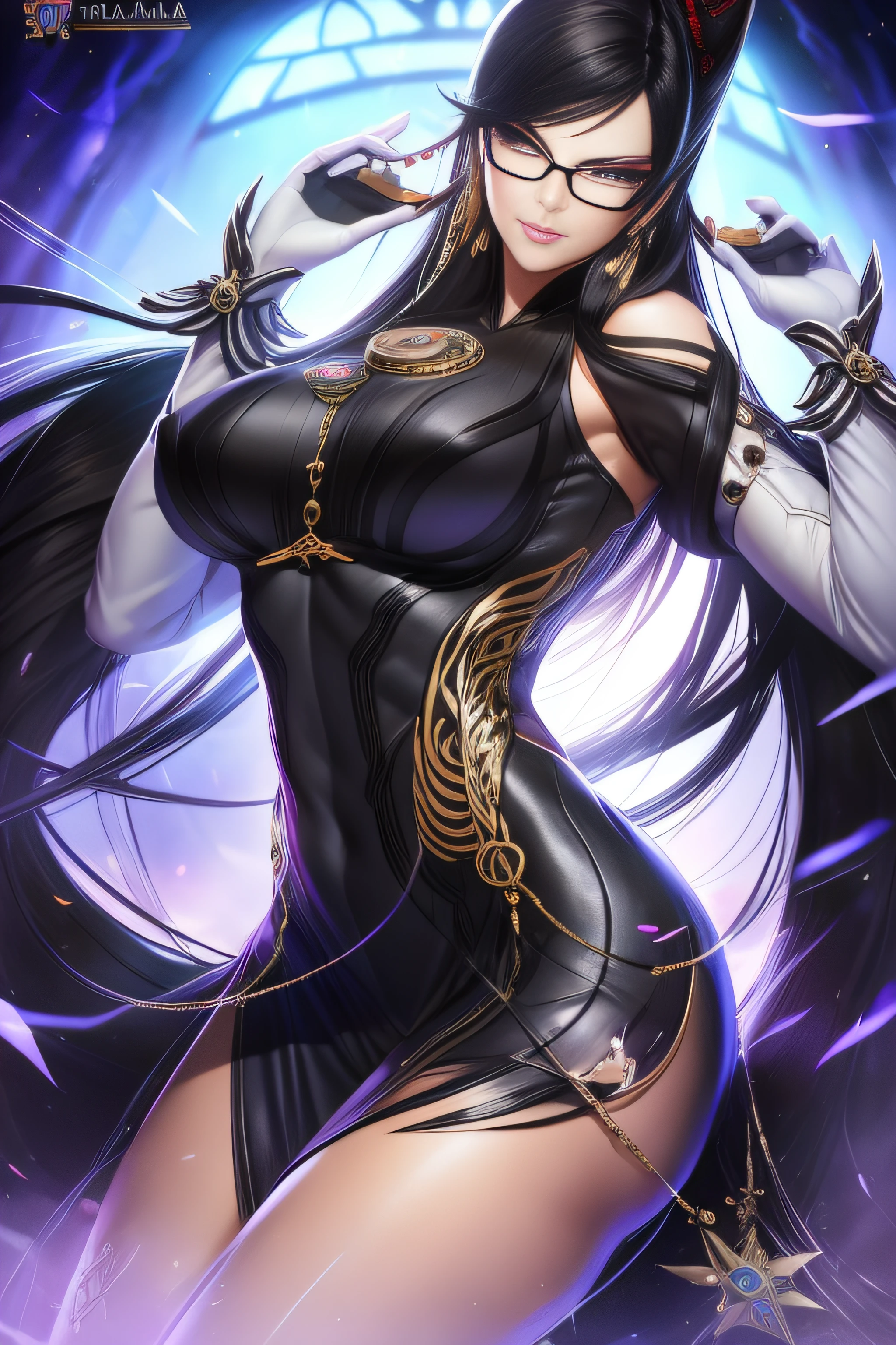 k hd， realisticlying，  详细的脸， Detailed body， 独奏，Bayonetta、 Mature woman，1female，独奏，brunette color hair，white skinned，Pale skin，underboobs，Light_Smile，B - Excellent，Porcelain dress，Cross your arms，full bodyesbian，exteriors，natta，Dynamic posture，nipple tassels、（（Hands behind your back）），clear detailed face、（（Illegal oral cavity、Straight teeth、You can see it in your mouth））（（Light frown，Be red in the face）），shiny skins，dent in the skin，realisticlying，tmasterpiece，highest  quality，A high resolution，Telefocal、From below、