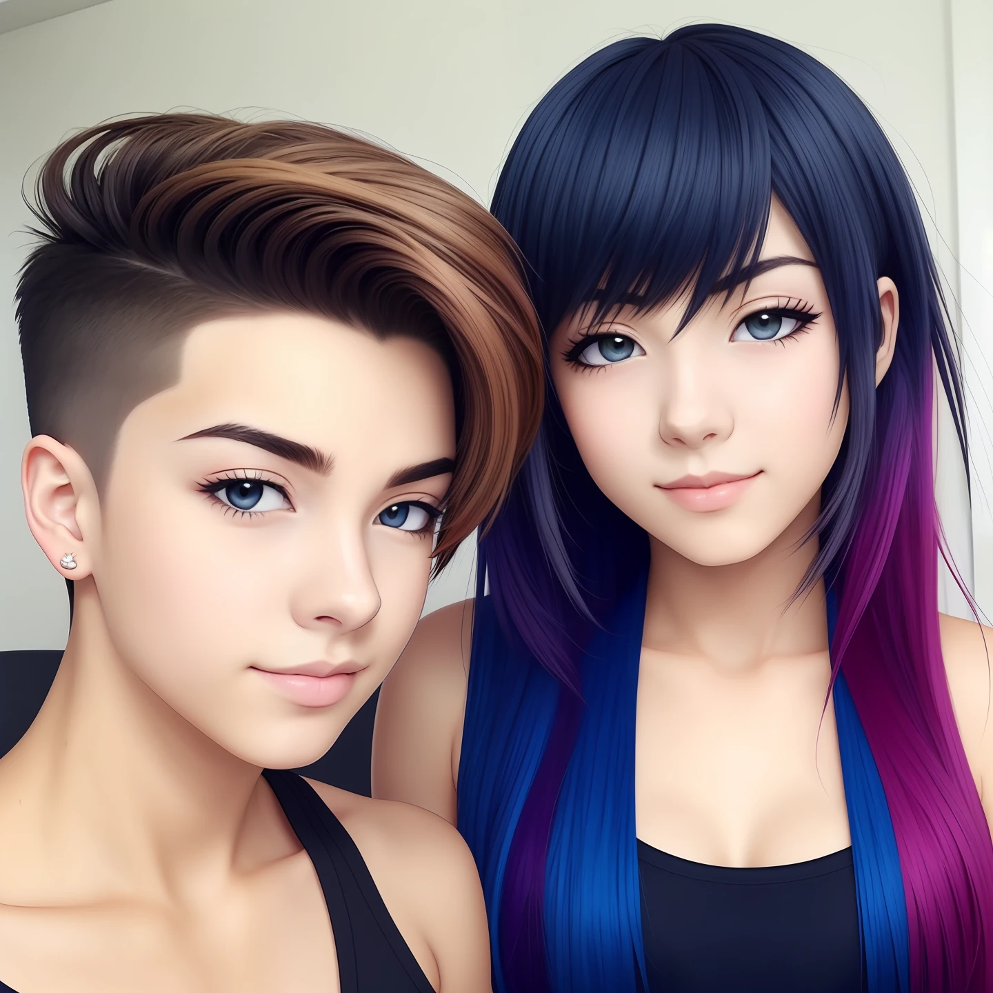 Garoto Anime Cabelo Cacheado