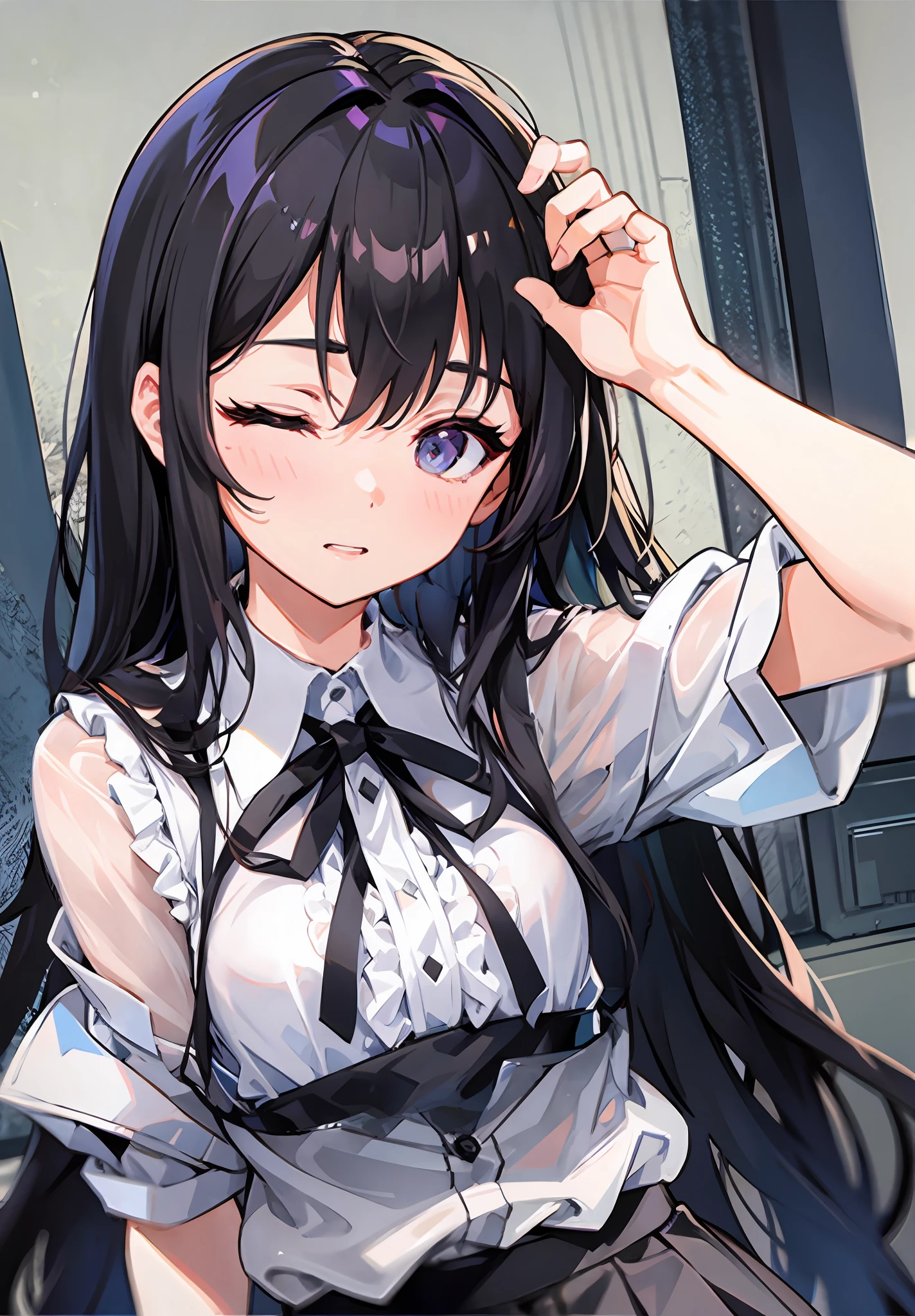 White blouse、
