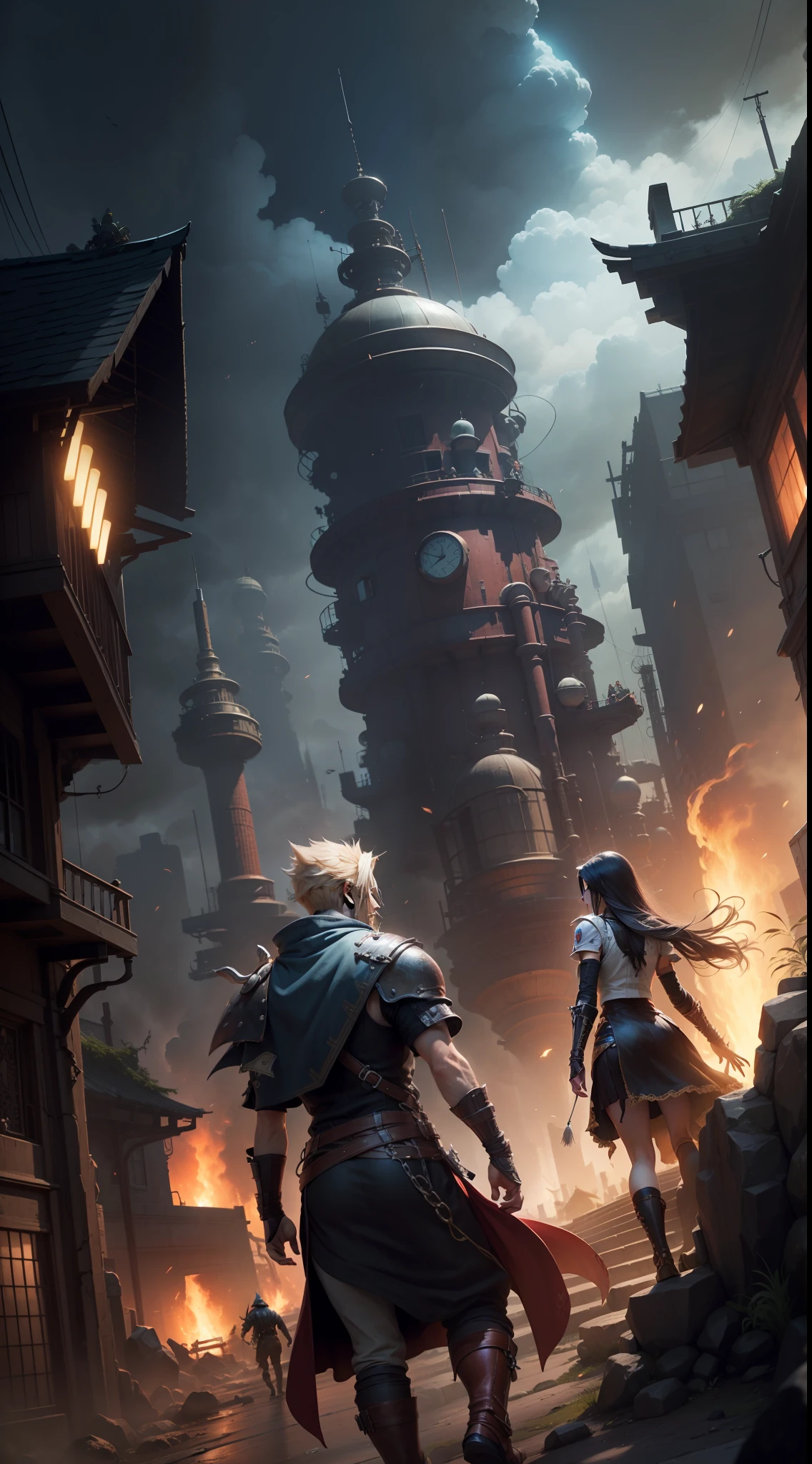 "Venture into the enchanting world of Gaia in the iconic RPG, 'Final Fantasy VII.' Embark on an epic journey alongside Cloud Strife, a former SOLDIER mercenary, and a diverse group of allies, as they strive to thwart the evil plans of the malevolent Shinra Electric Power Company.
Explore the sprawling city of Midgar, a technologically advanced metropolis, and venture beyond into the vast and diverse landscapes of Gaia. From the lush forests of the Gold Saucer to the treacherous depths of the Northern Crater, each location is rich with breathtaking visuals and hidden secrets waiting to be discovered.
Join the fight against the sinister Sephiroth, an enigmatic and powerful warrior with his own mysterious motives. Unravel the complex and captivating storyline filled with political intrigue, personal vendettas, and profound themes of identity, sacrifice, and redemption.
Master the innovative Materia system, allowing you to customize your characters' abilities and unleash devastating magical attacks in thrilling turn-based combat. Engage in dynamic and strategic battles, where teamwork and clever tactics are key to success.
Experience a beautiful and emotive musical score composed by the legendary Nobuo Uematsu, enhancing the game's emotional depth and atmosphere.
As you progress through the epic narrative, forge bonds with your companions and witness their growth and development, both as individuals and as a cohesive group.
Prepare for a roller-coaster of emotions as 'Final Fantasy VII' immerses you in a world filled with heartache, joy, and awe-inspiring moments. Revisit this timeless classic and rediscover the magic that has made it a beloved and influential game for generations of players."