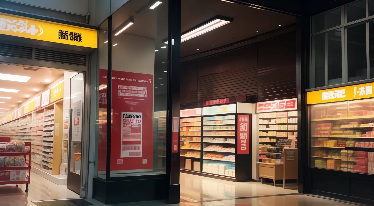 stores,The poster reads "Flash Sale"、"Limited Release"