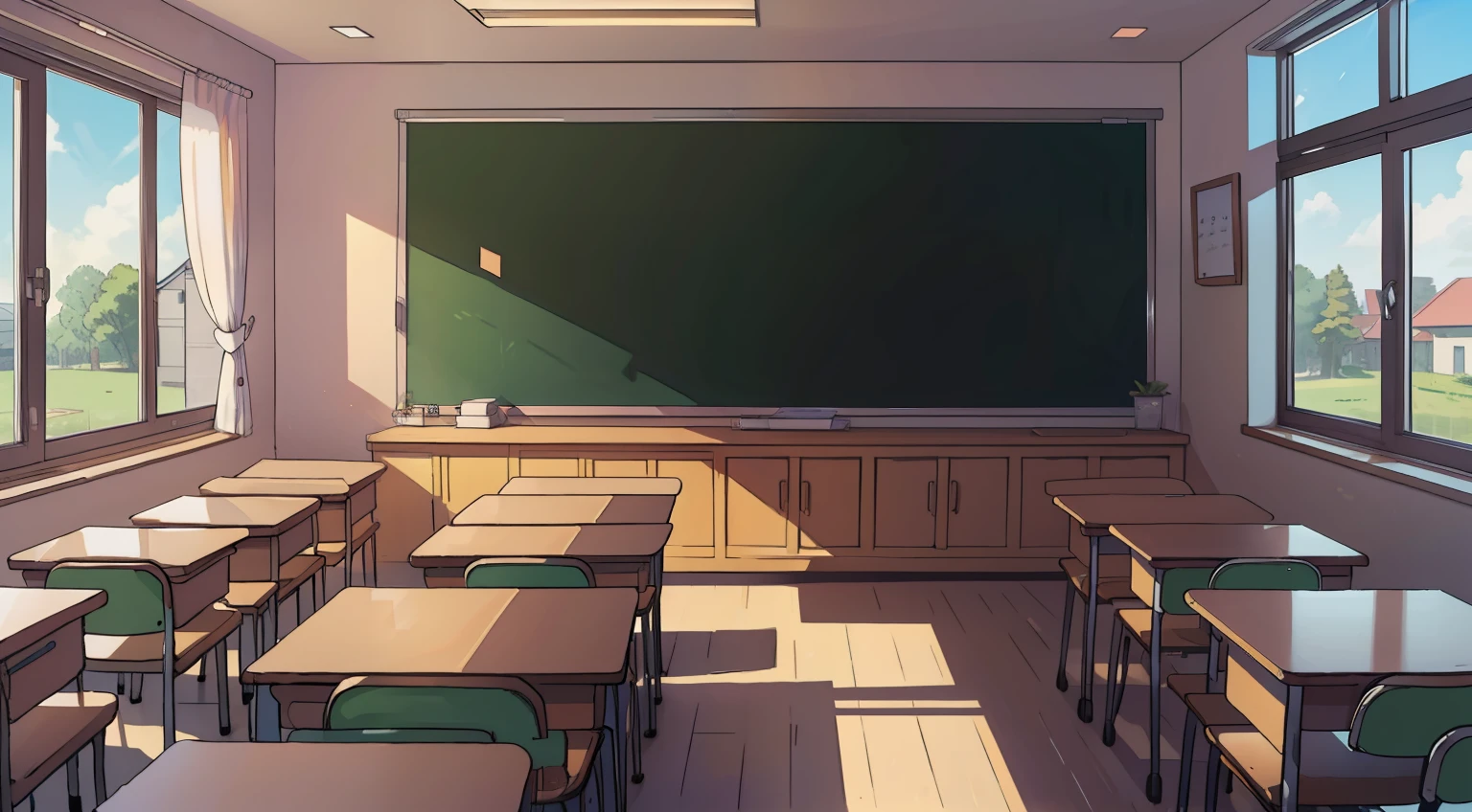 tmasterpiece、A high resolution、A classroom、Students are writing