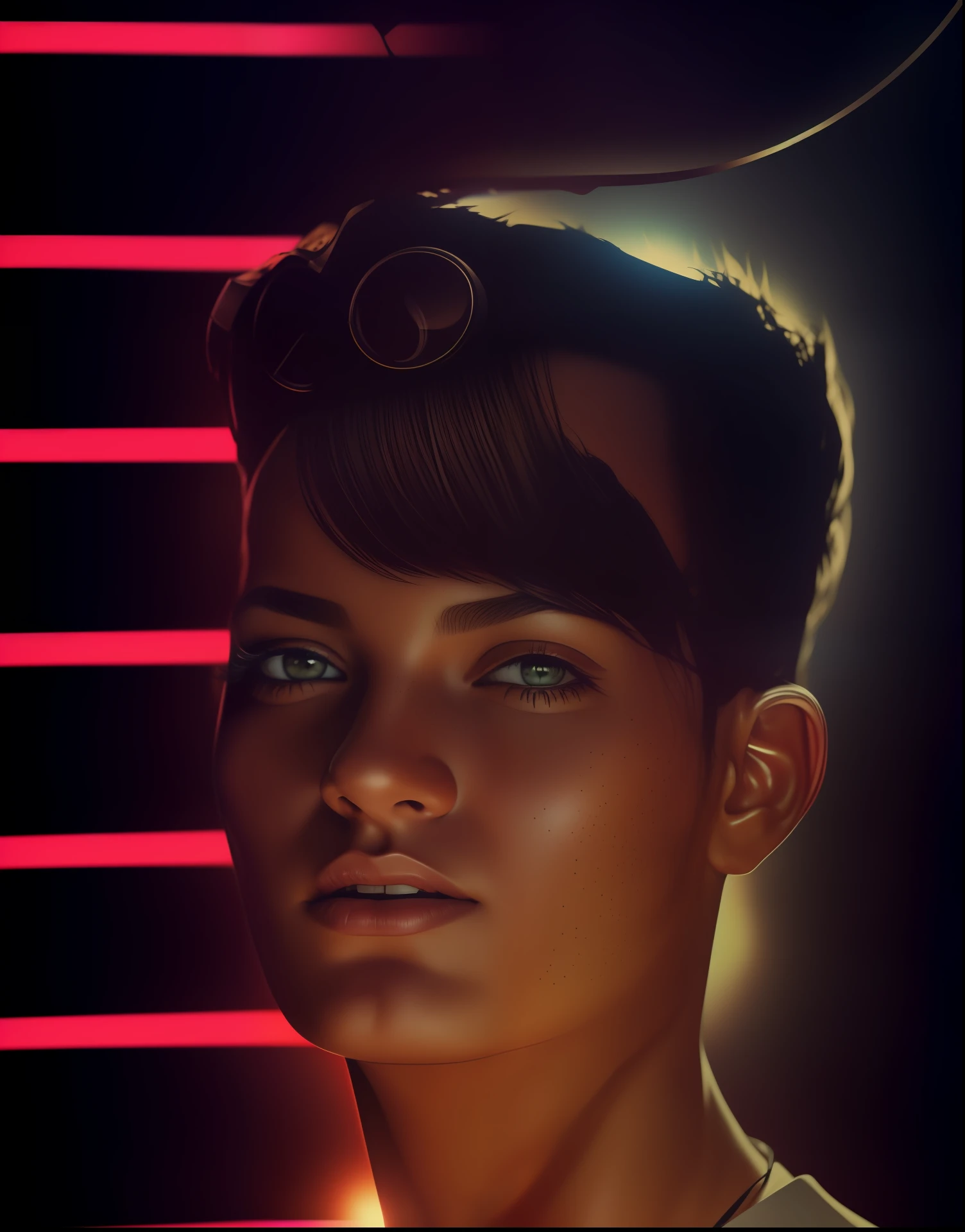 vhs effect, (poster:1.6), poster on wall, nostalgia, movie poster, portrait, close up
(skin texture), intricately detailed, fine details, hyperdetailed, raytracing, subsurface scattering, diffused soft lighting, shallow depth of field, by (Oliver Wetter)