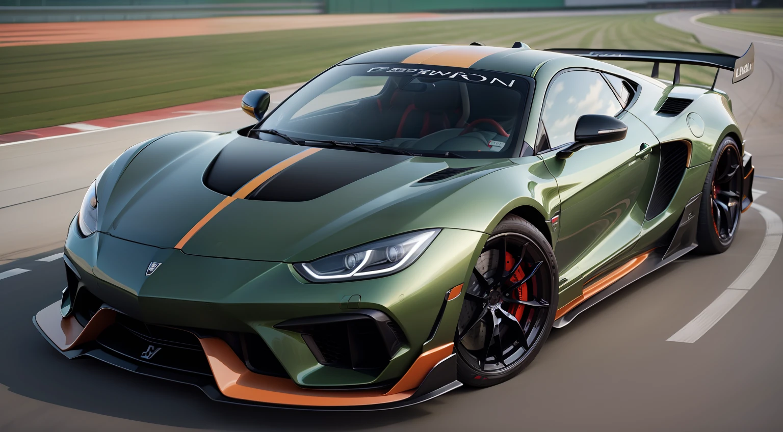 Premium luxury sports car