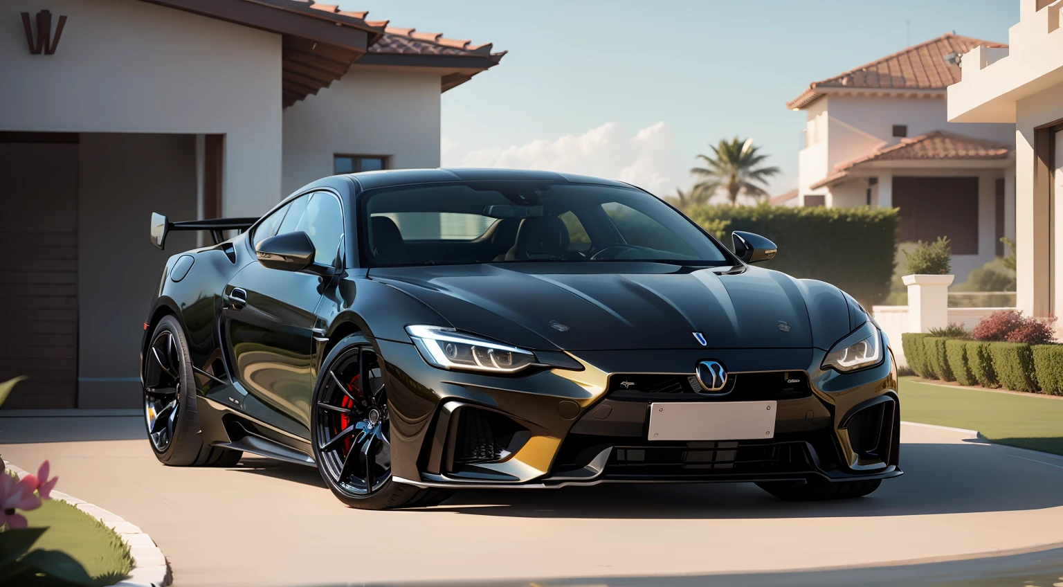 Luxury villas and premium sports cars