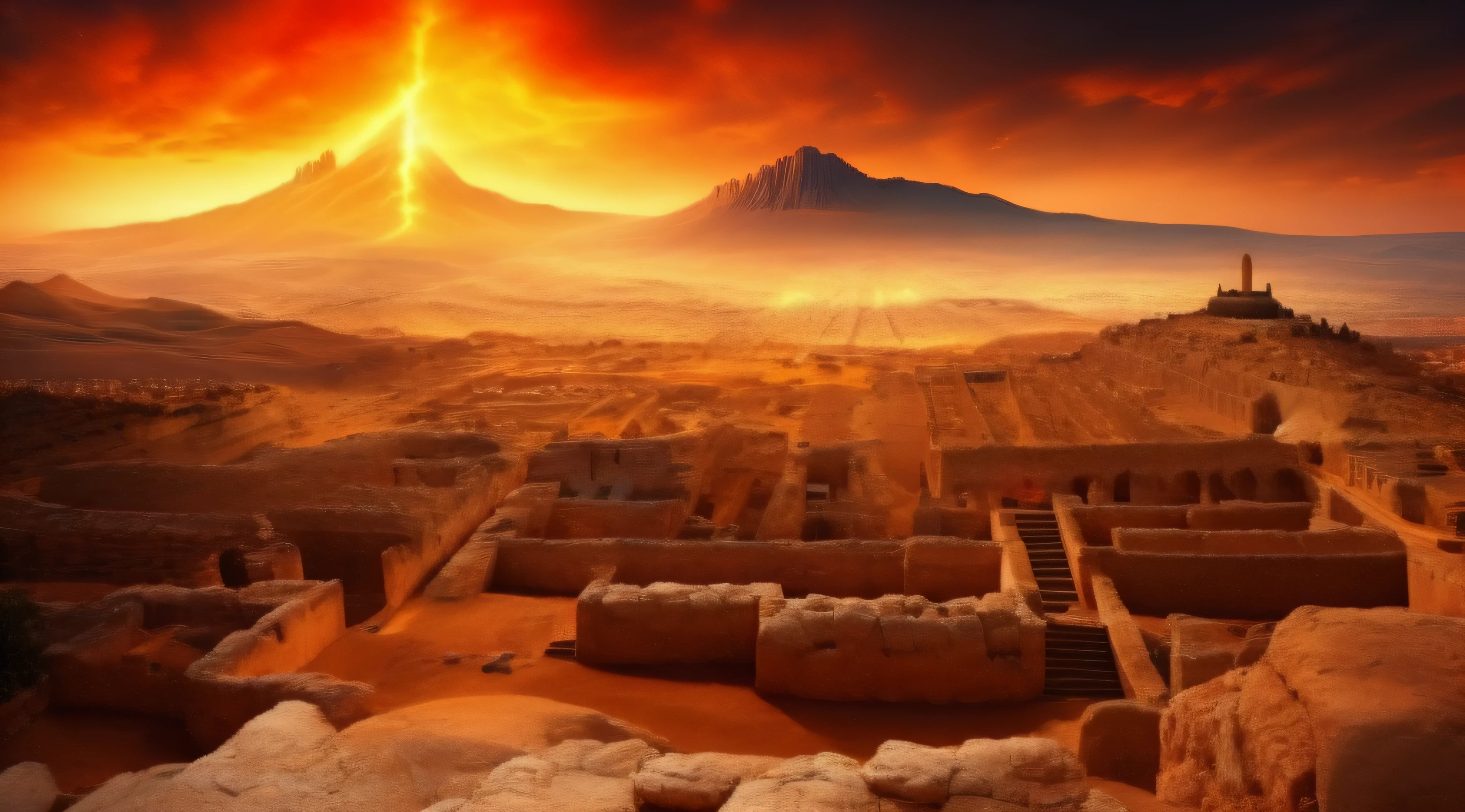 Ancient Israel、Biblical times、cataclysm、God's Judgment
