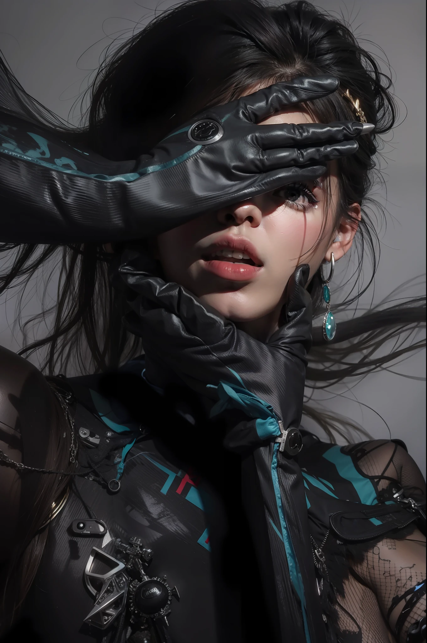Model with extraordinary style