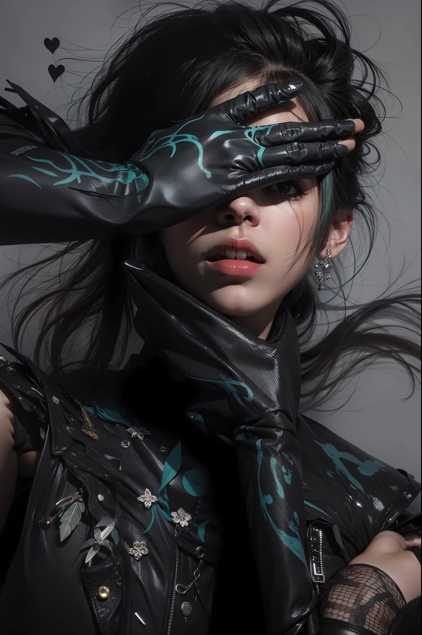 Model with extraordinary style