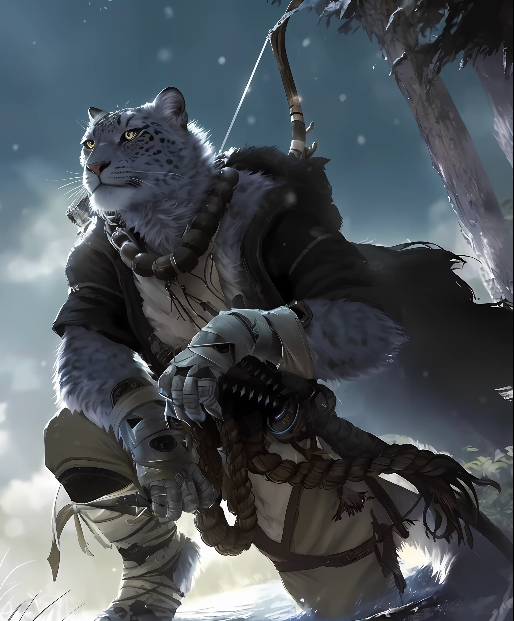 A leopard,((Cartoon style)), mistic, elegant, ((Domineering look)), dangers, (Fear and terror), Mordor, Creepy, Darkest horror background,
(Skin texture), intricately details, Fine details, ultra - detailed, Ray traching, Subsurface scattering, diffused soft lighting, Shallow depth of field, By (Oliver Wetter)
trending on artstationh, trending on CGSociety, Intricate, High detail, Sharp focus, Dramatic, photorealistic painting art by midjourney and greg rutkowski, Bokeh on the background