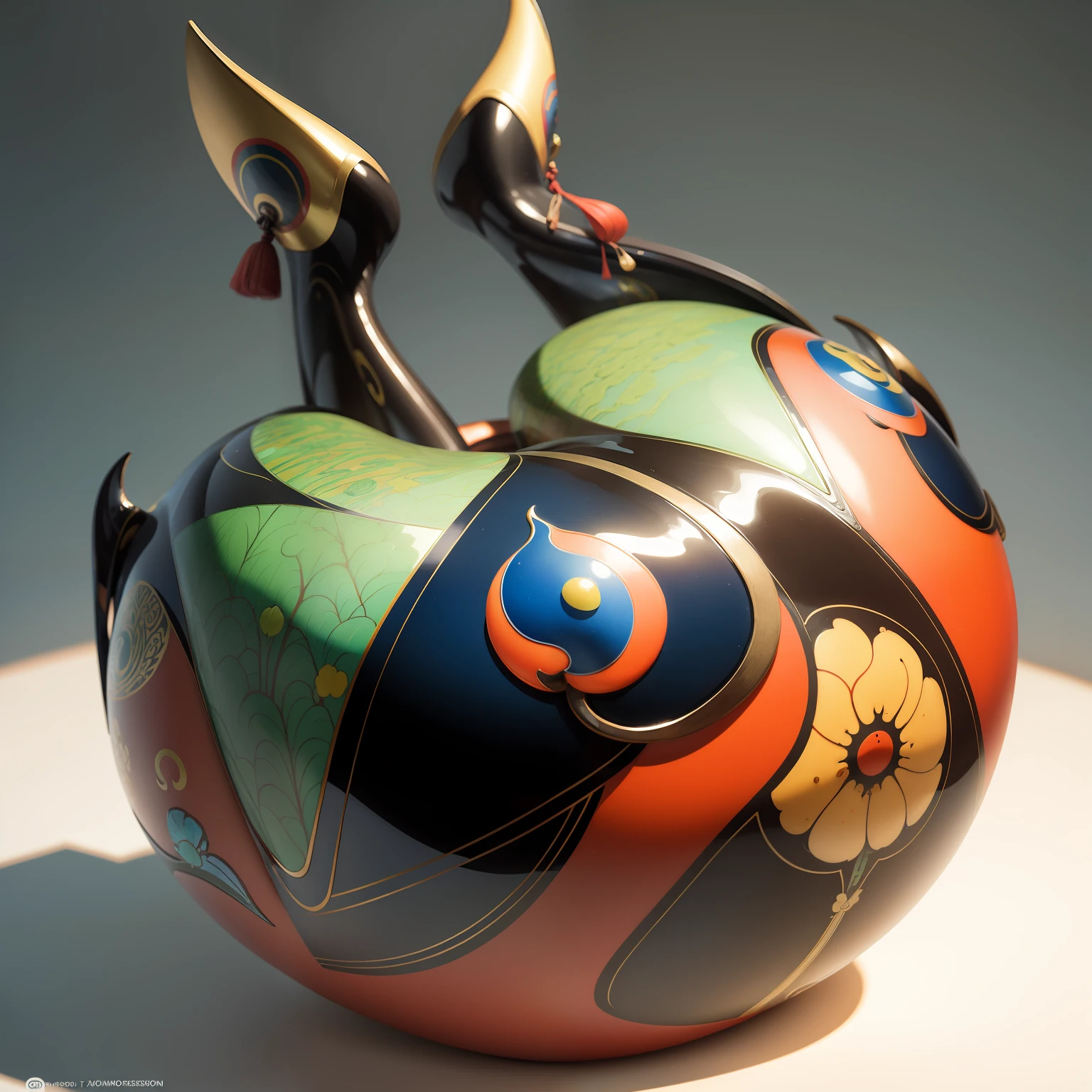 Cloisonné sculpture,Color glaze,Cracks,Ming dynasty style,Tang Sancai color matching,
Pixar animation style, abstracted,exaggeration,
female,Loves,deathia,droid,Long legs,adolable,prette,Charming,big breasts thin waist,Cocked buttocks,kawaii,sprout,
scifi style,Future Style,
High gloss surface texture,Rich mechanical details,